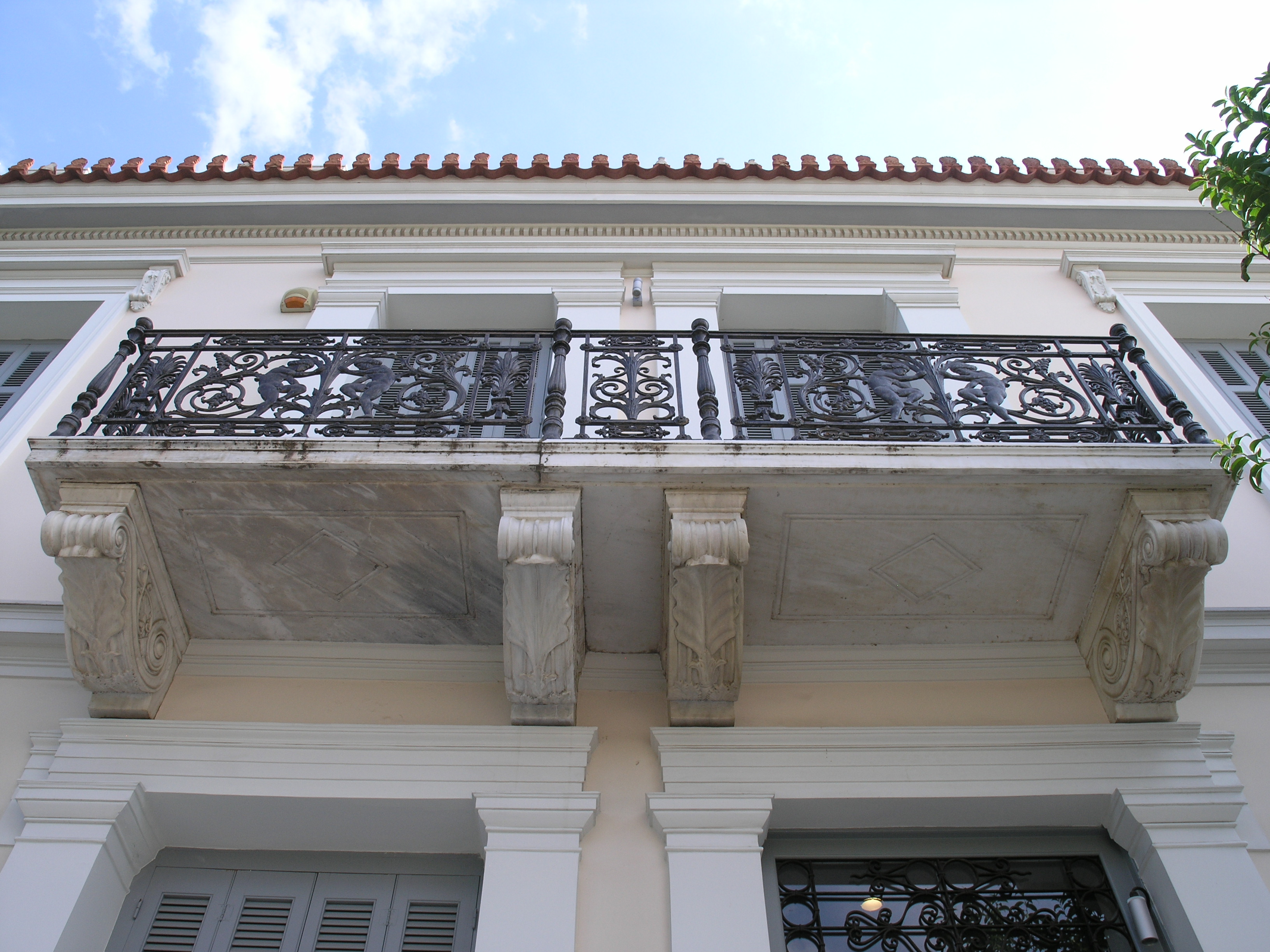 View of the balcony