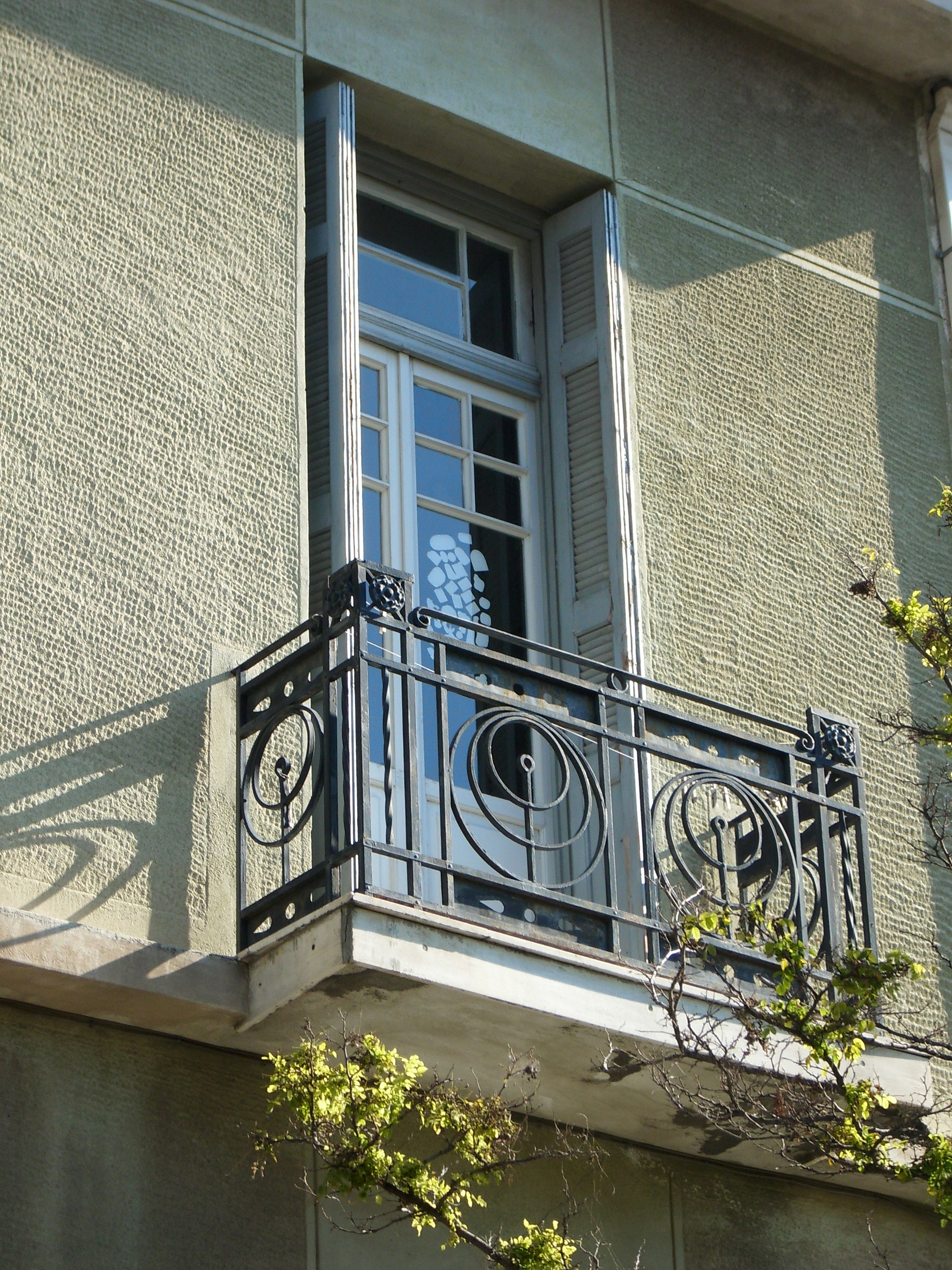 View of the balcony