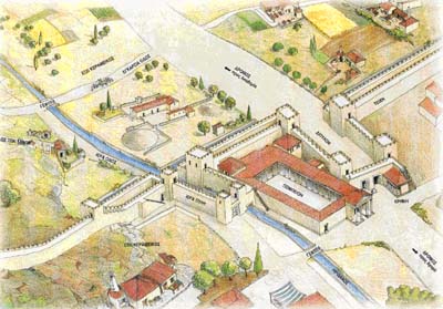 Εικόνα 16: Η πορεία του Ηριδανού μέσα από τον Κεραμεικό. (Από το ΥΠΠΟ 2000, 25)