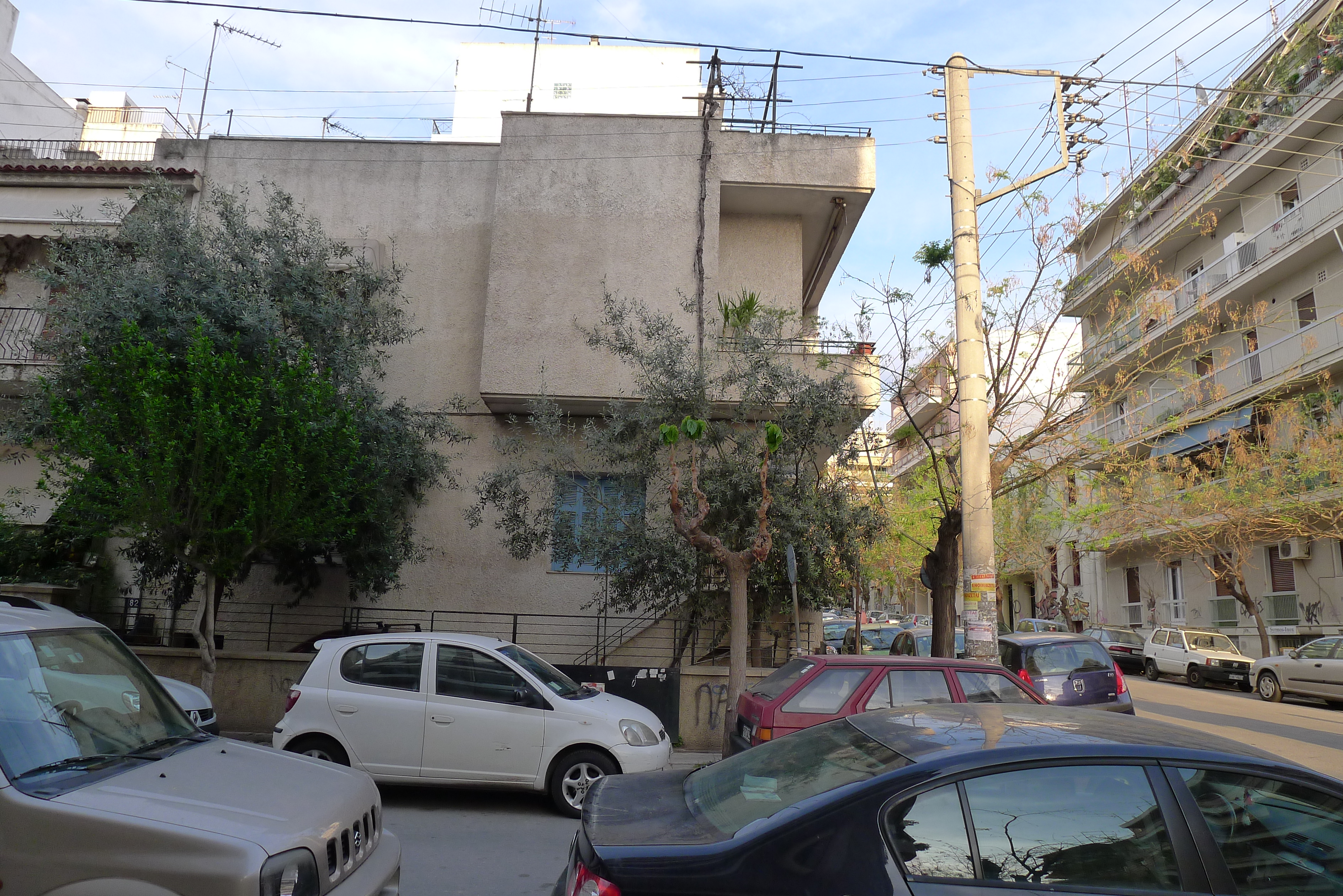 General main view on Chrysostomou Smyrnis Street (2013)