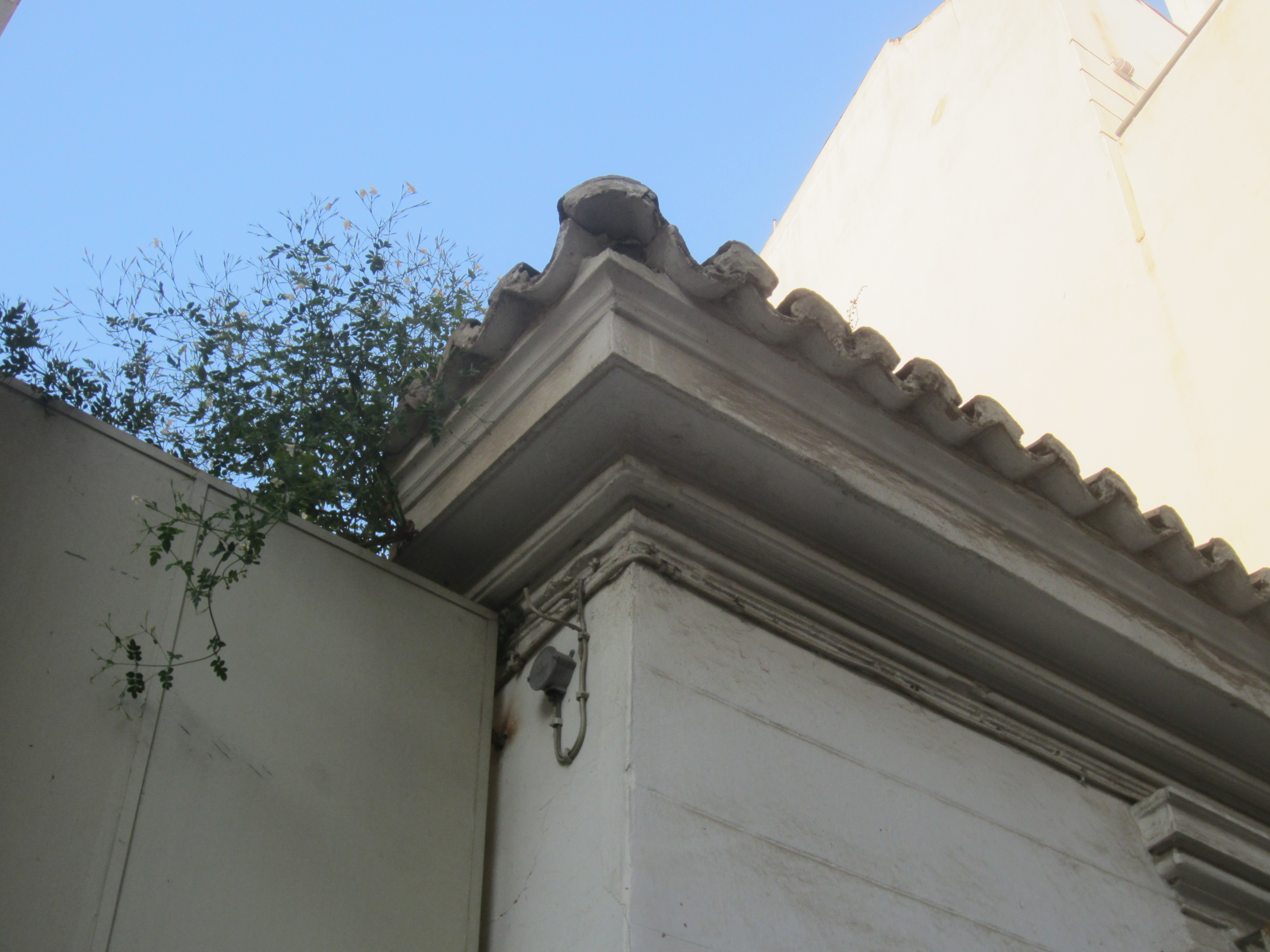 Detail of roof cornice