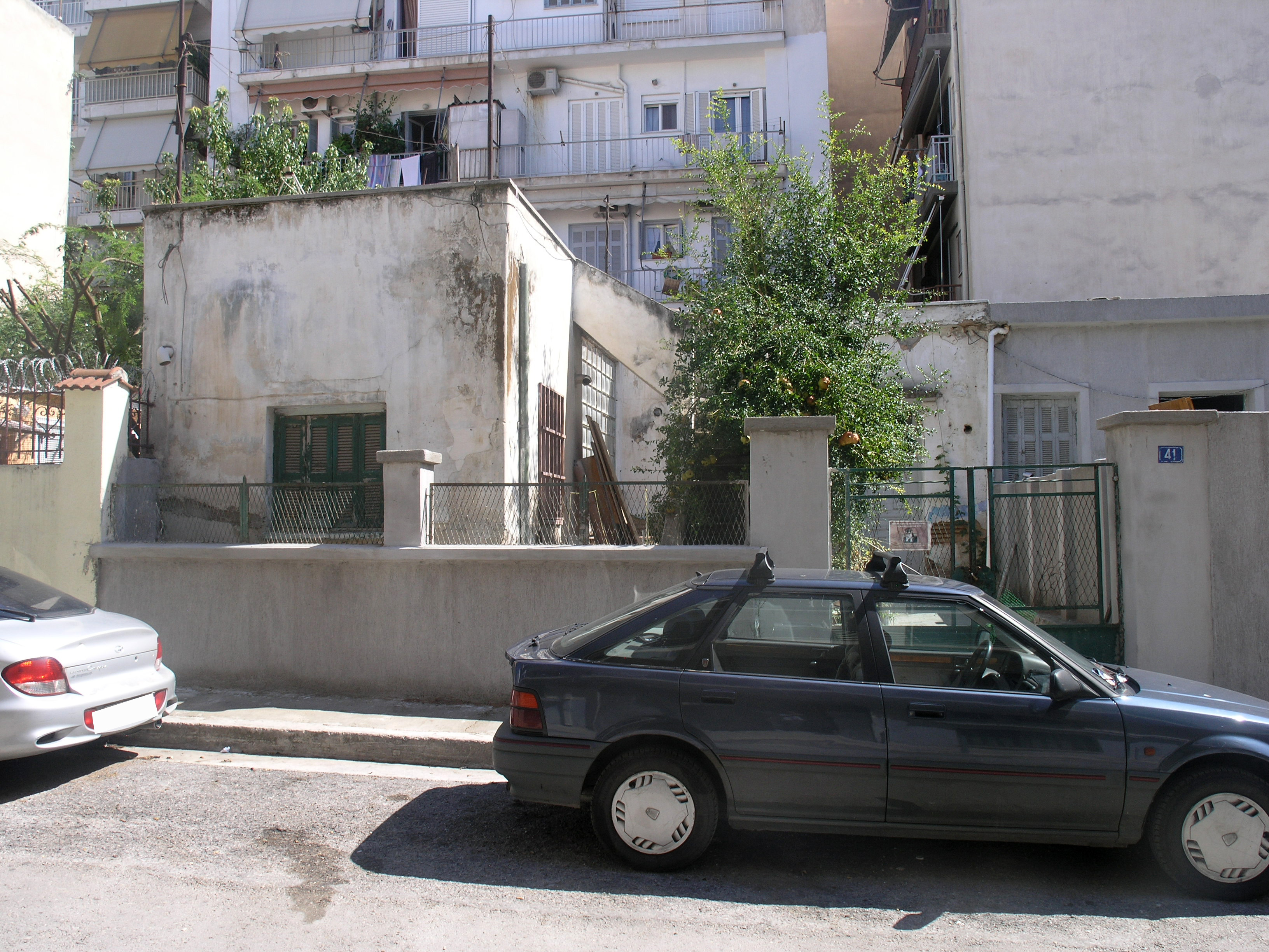 View of the main façade