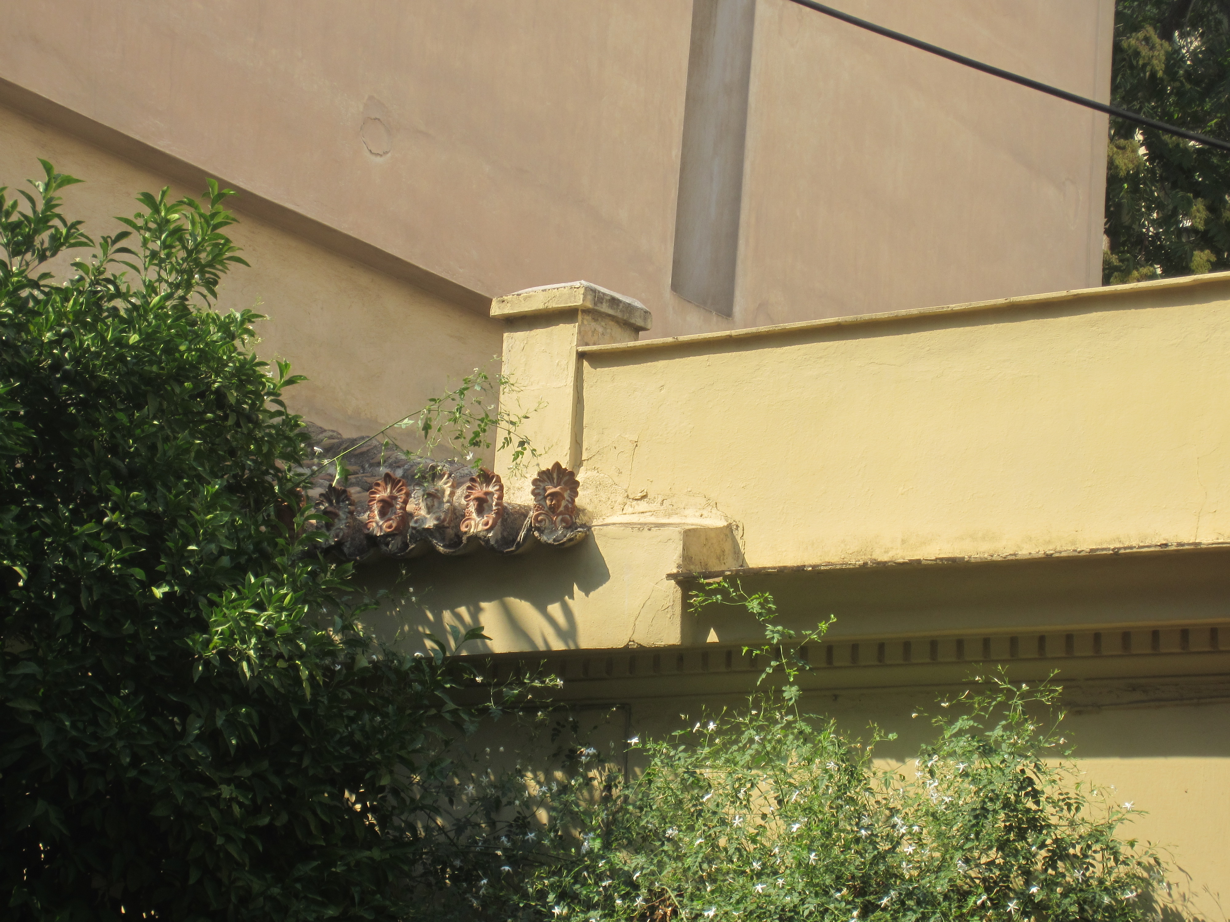 Detail of roof cornice