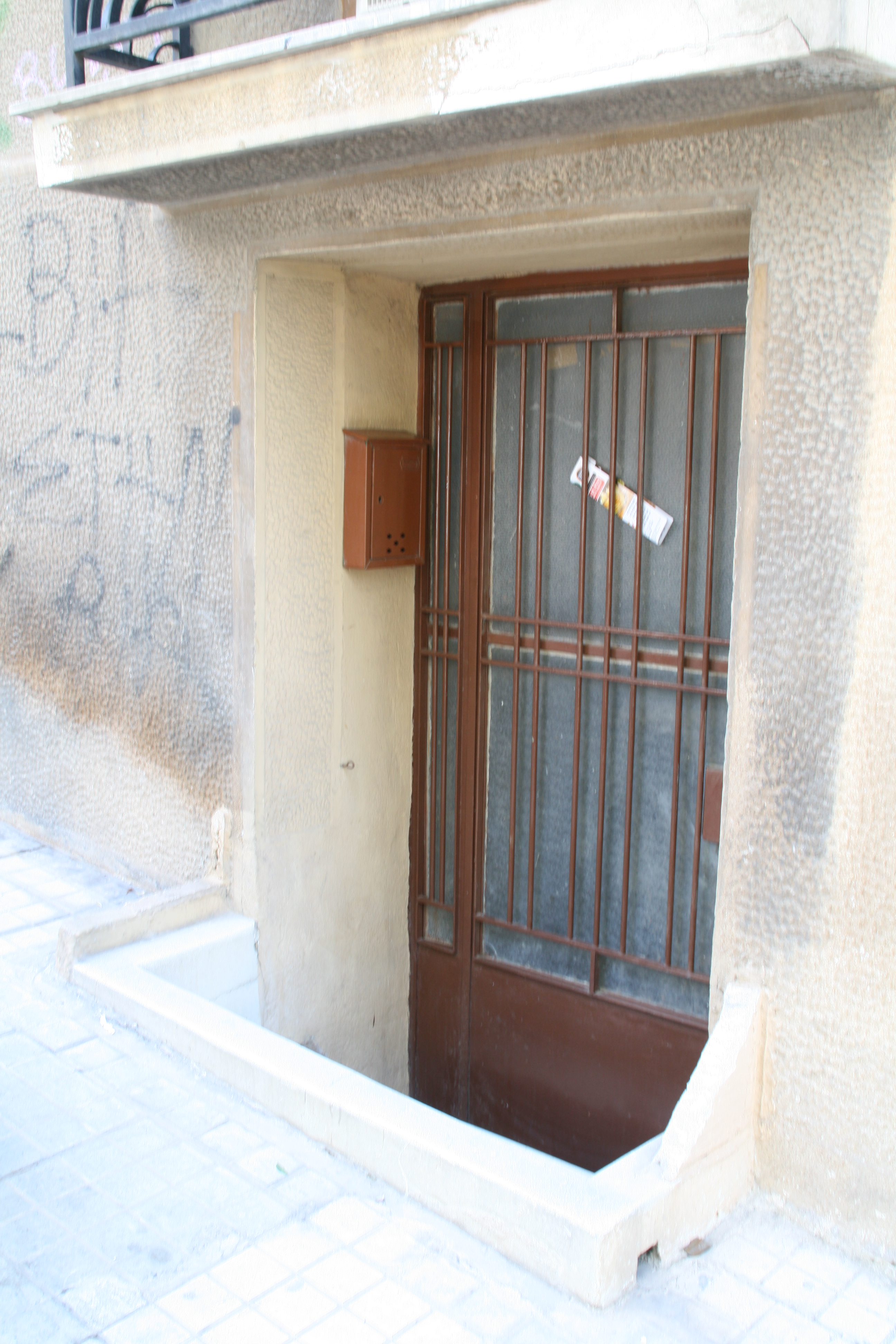 Entrance door to the basement (2014)