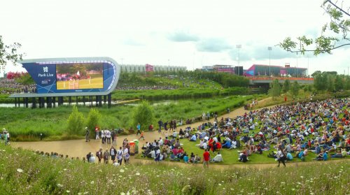 Άποψη του Ολυμπιακού Πάρκου, Λονδίνο 2012. Πηγή: Tibor Varga