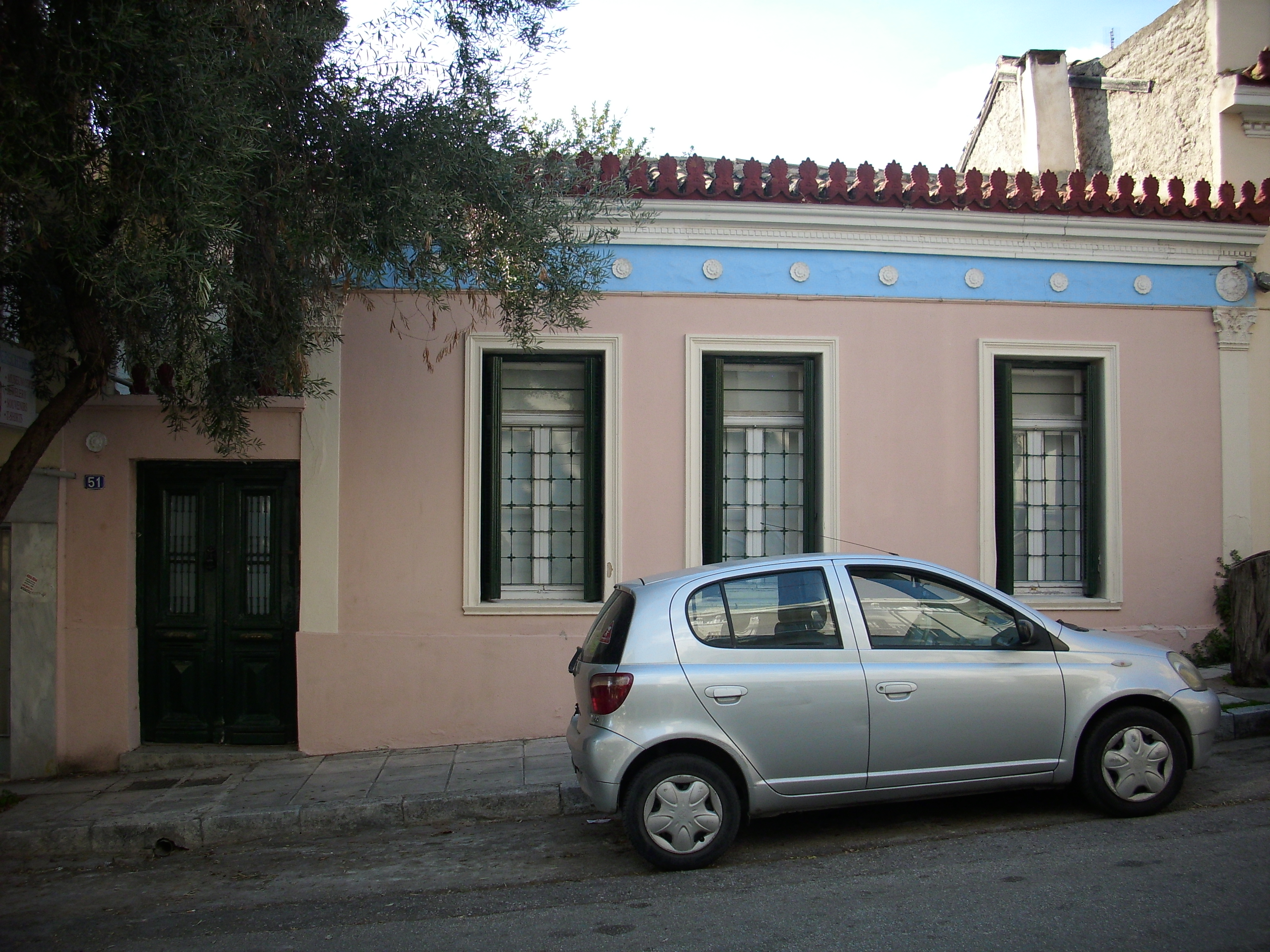 View of the main façade