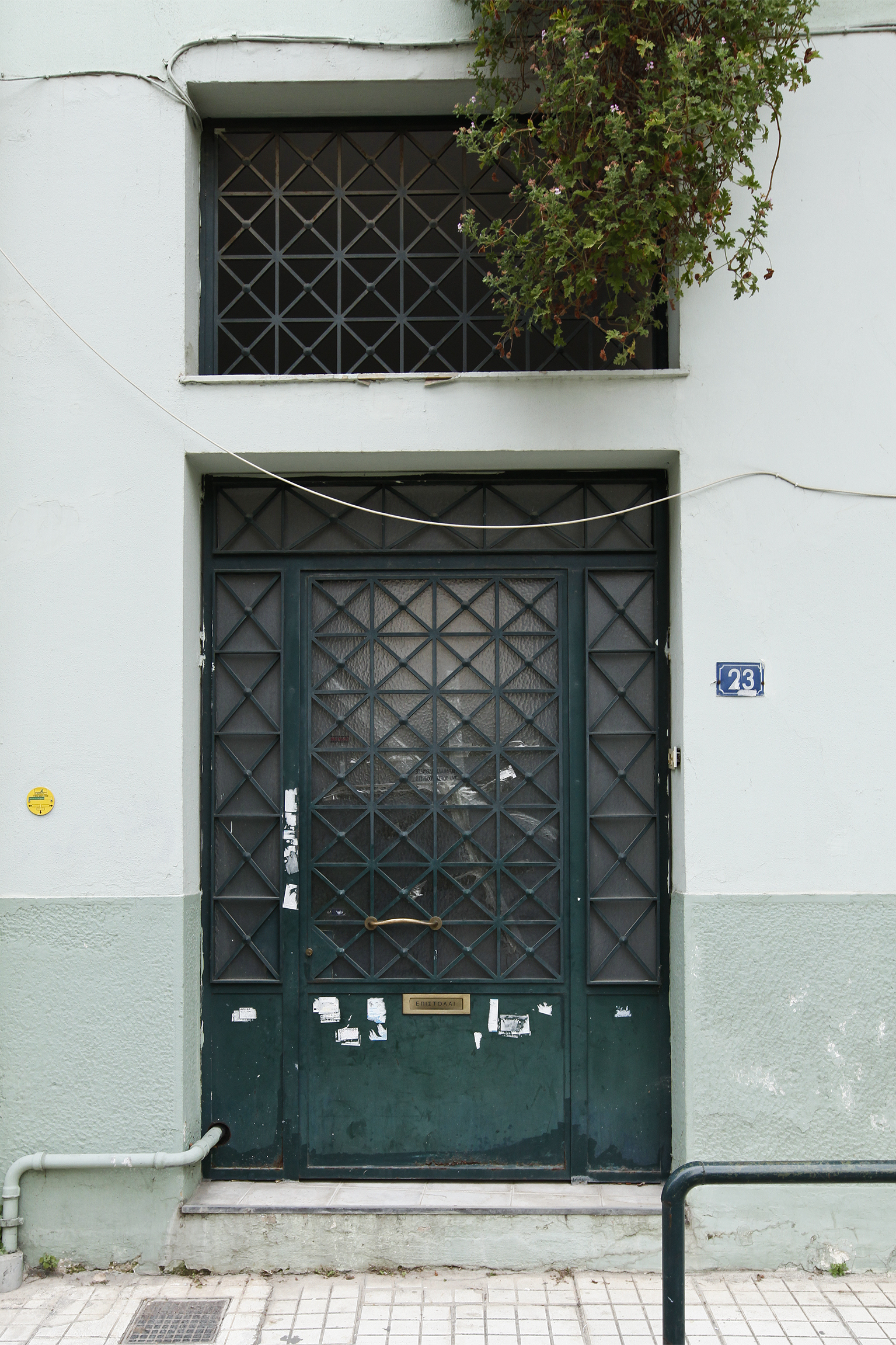Entrance door for the 1-2-3 level of the building (2013)