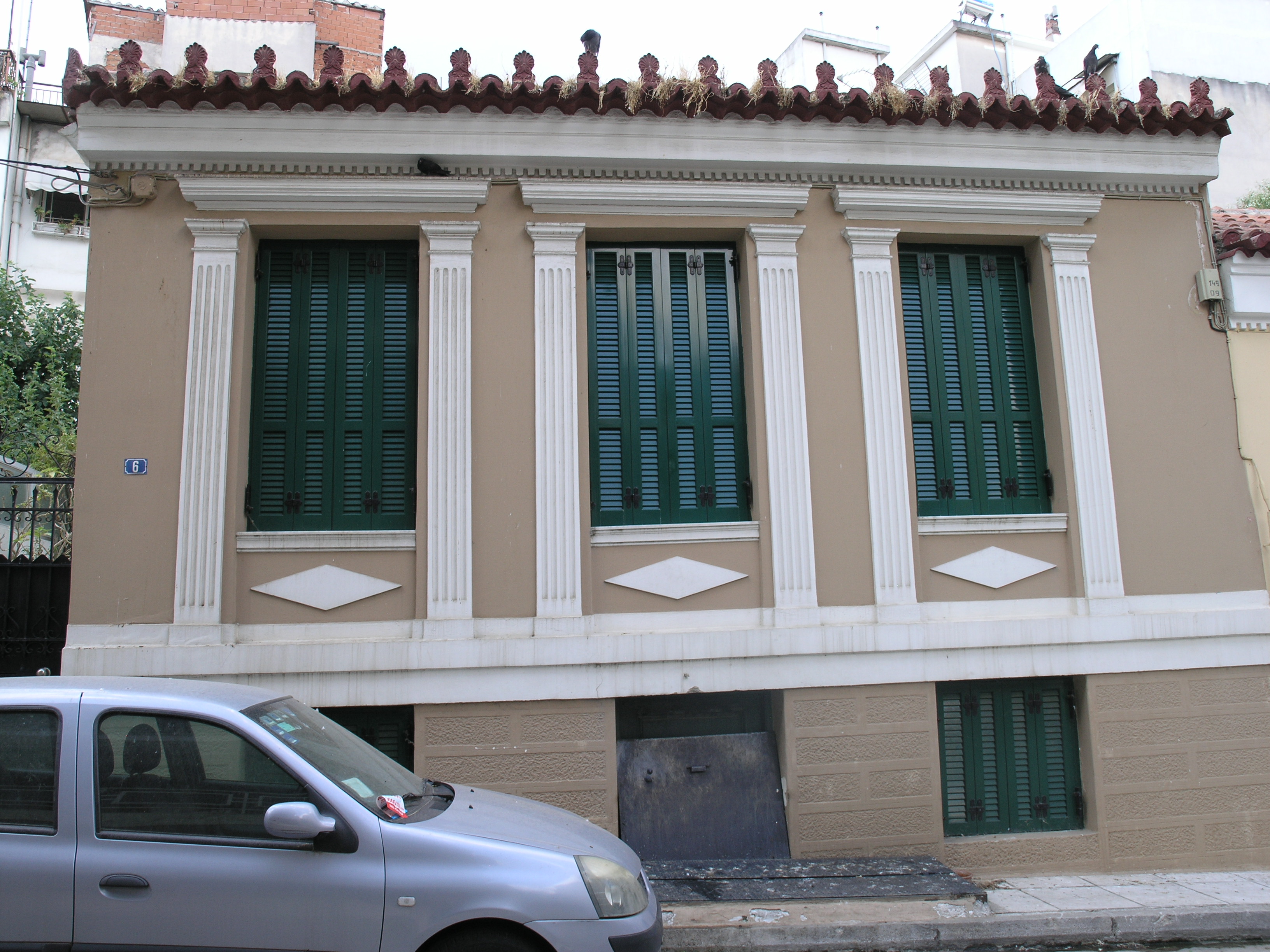 View of the main facade
