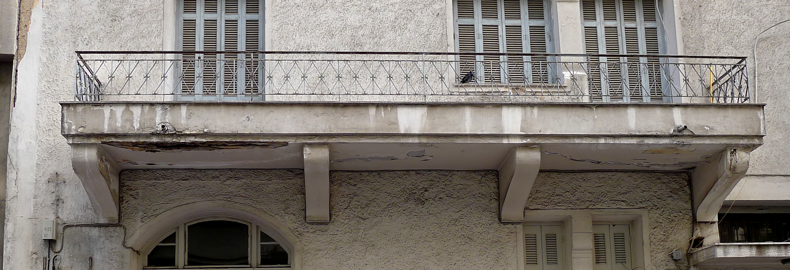 View of the balcony