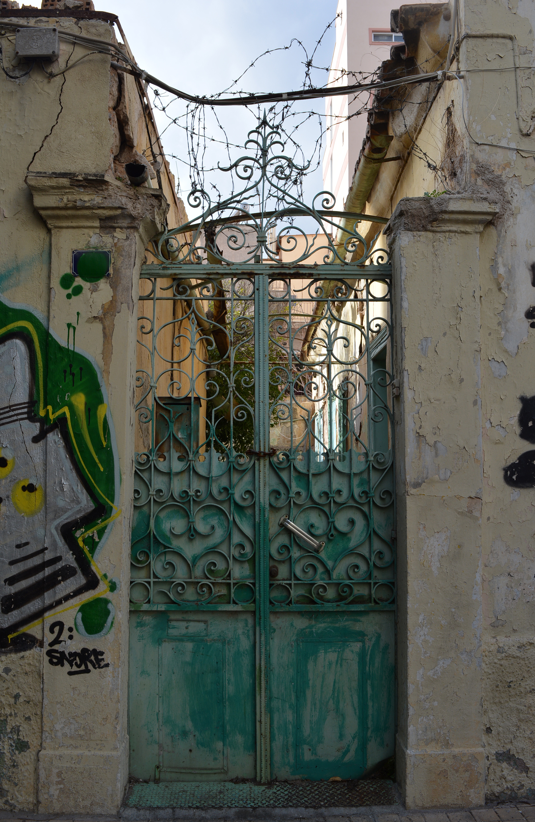 View of the yard door