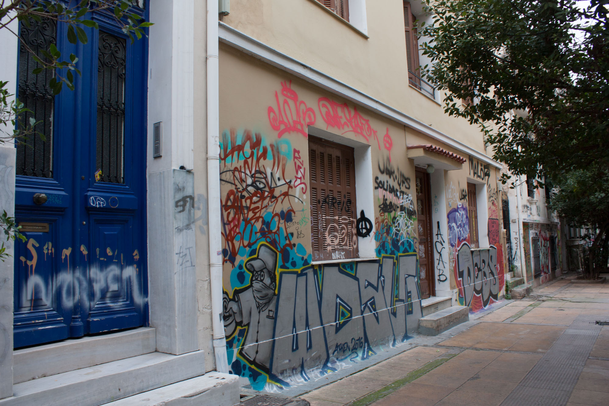 Λεπτομέρεια της κύριας όψης, ισόγειο (2019)