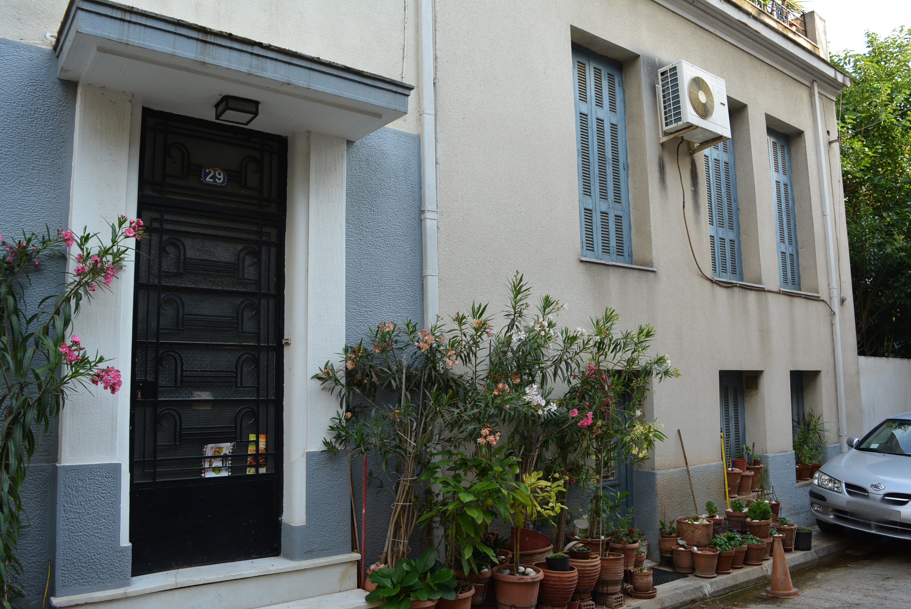 Γενική άποψη της όψης επί της οδού Μάρκου Μουσούρου (2015)