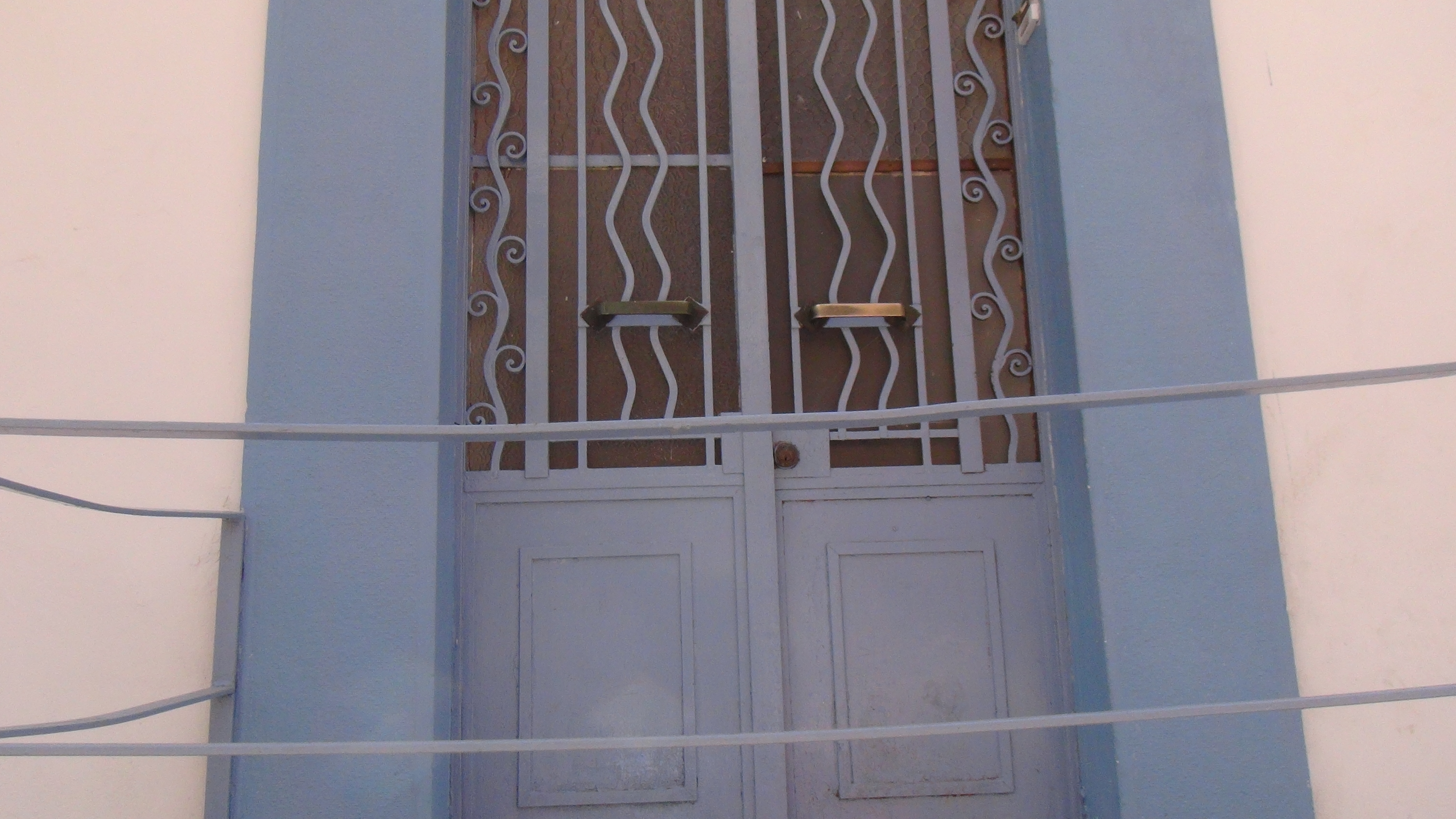 Detail of the main entrance door