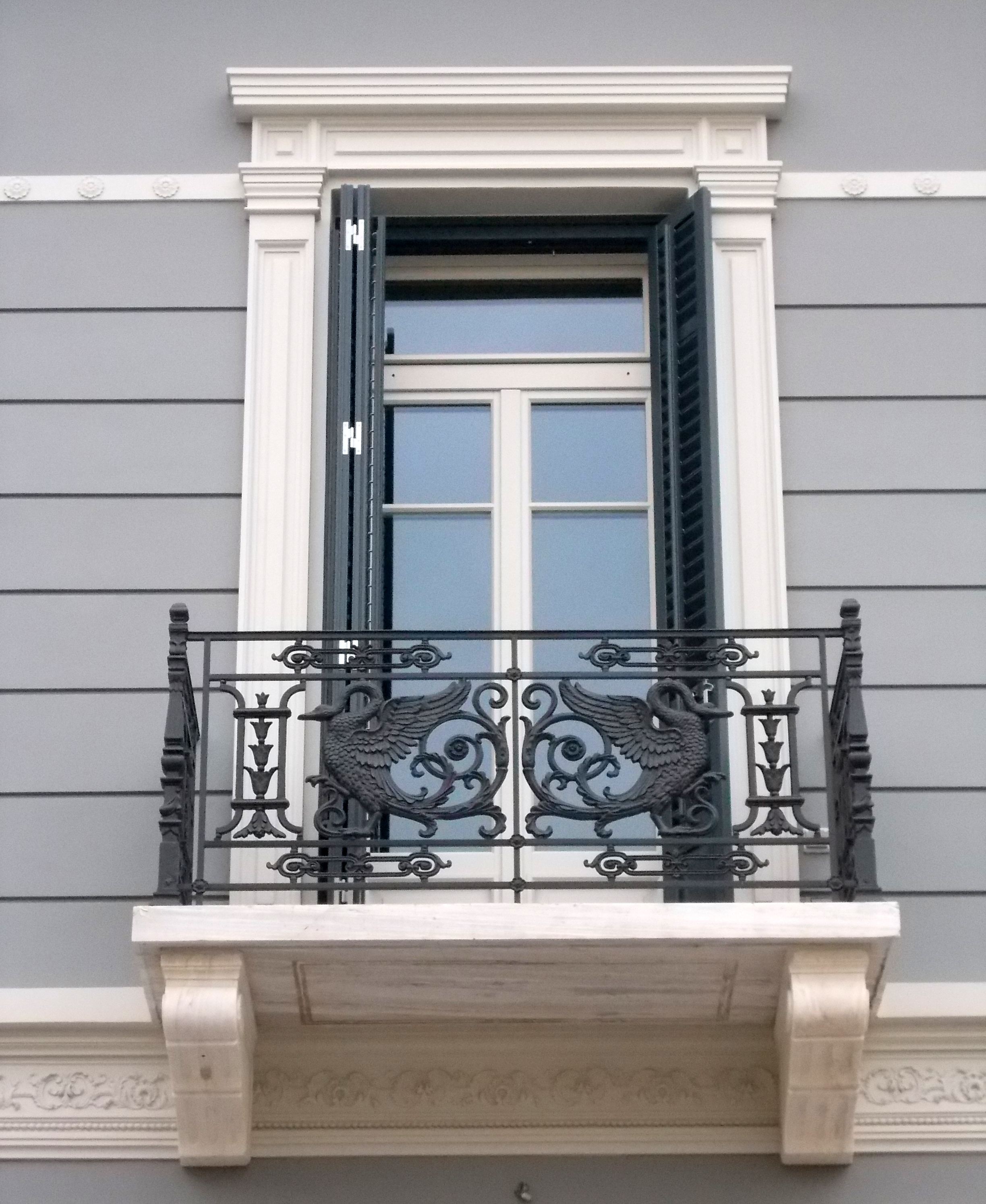 View of the balcony