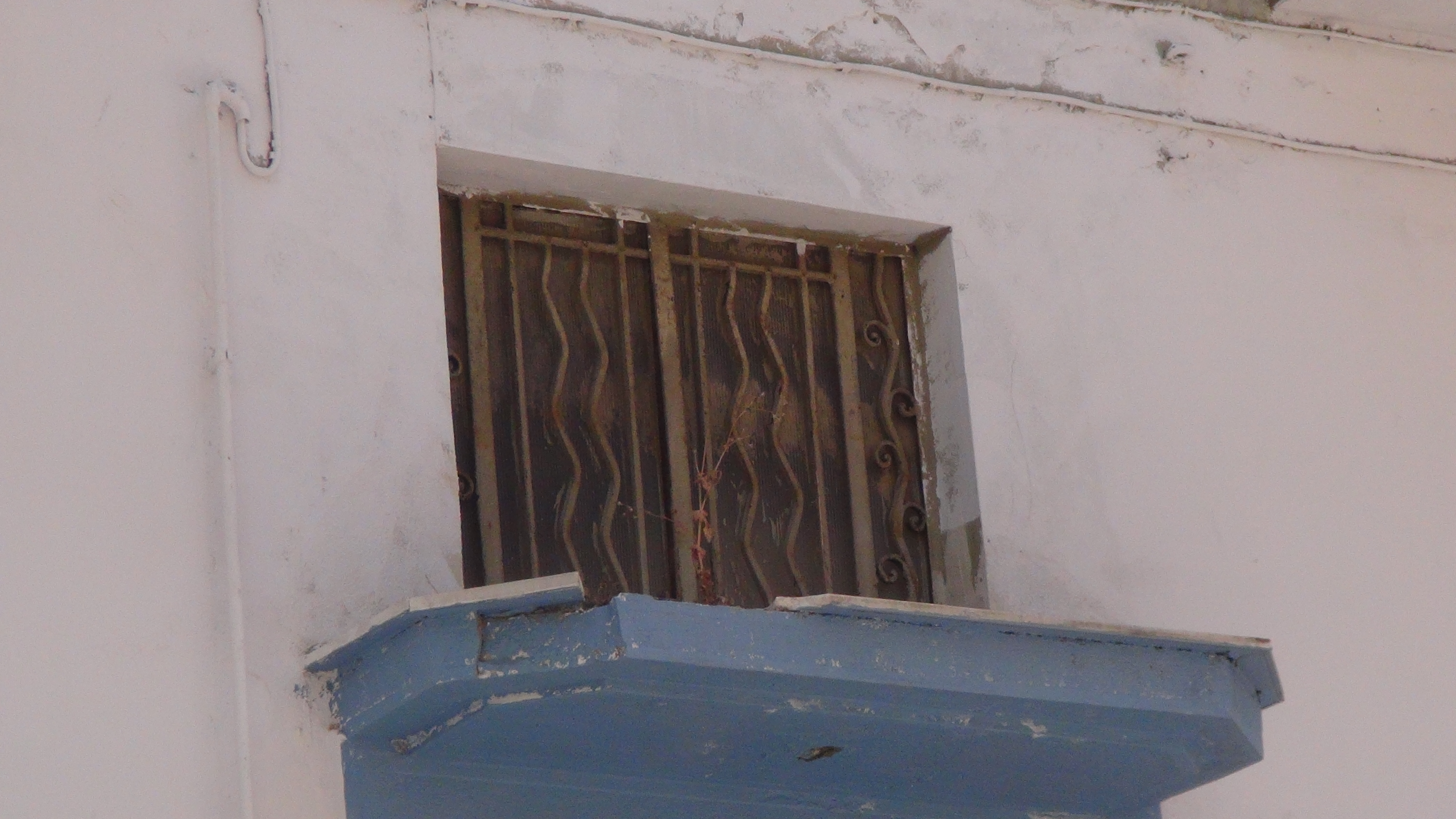 Detail of the skylight over the main entrance