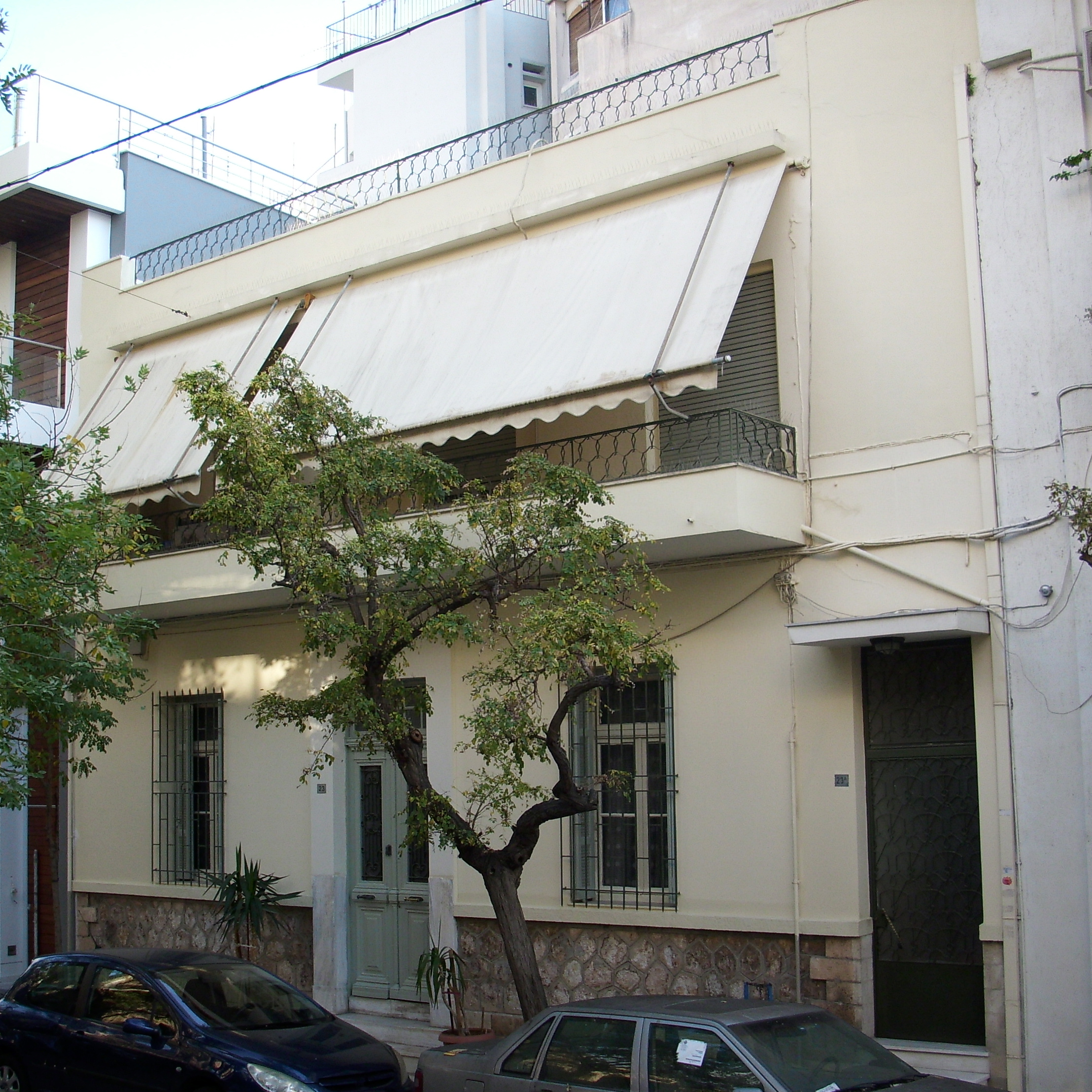 View of the main façade