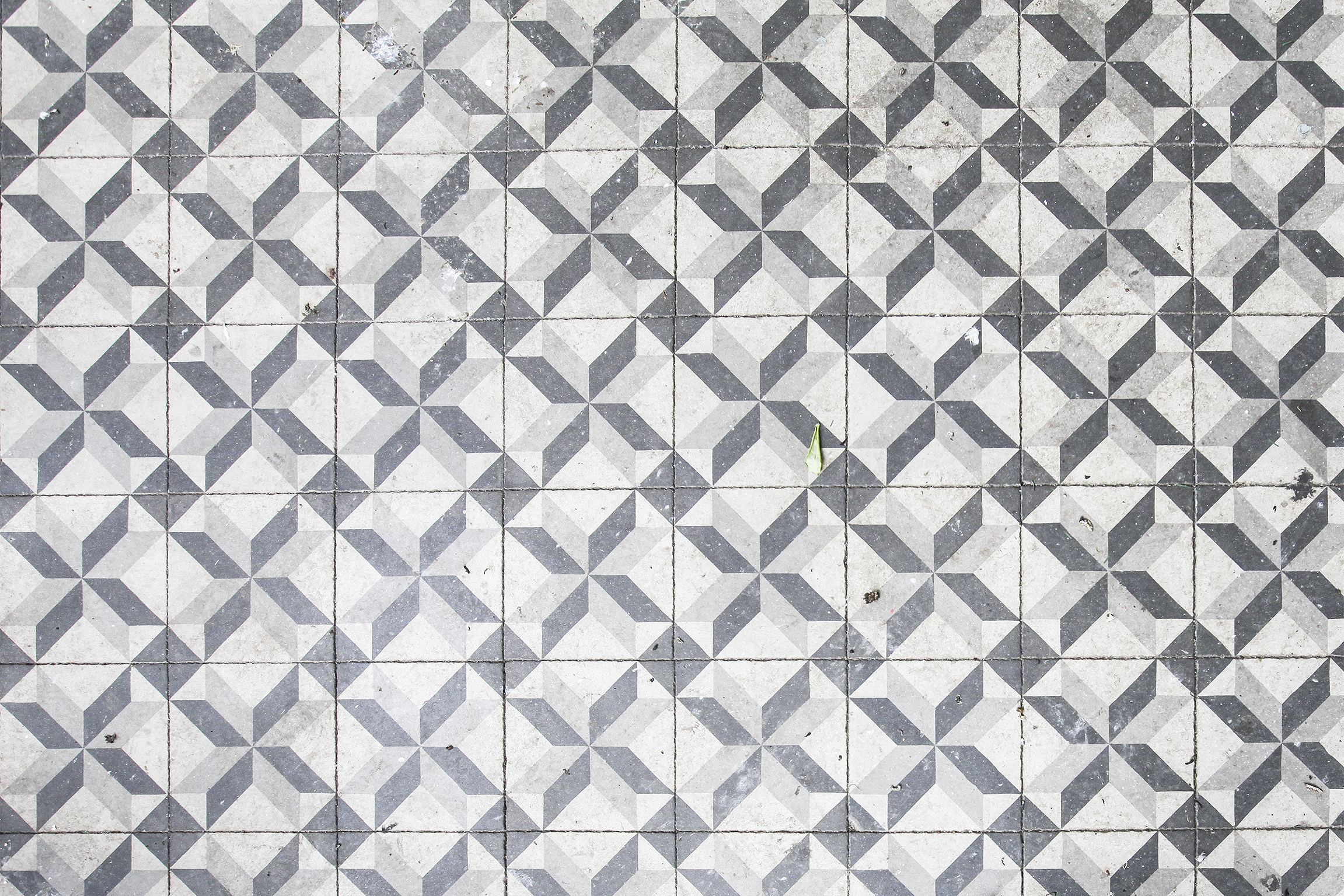 Detail of interior wall