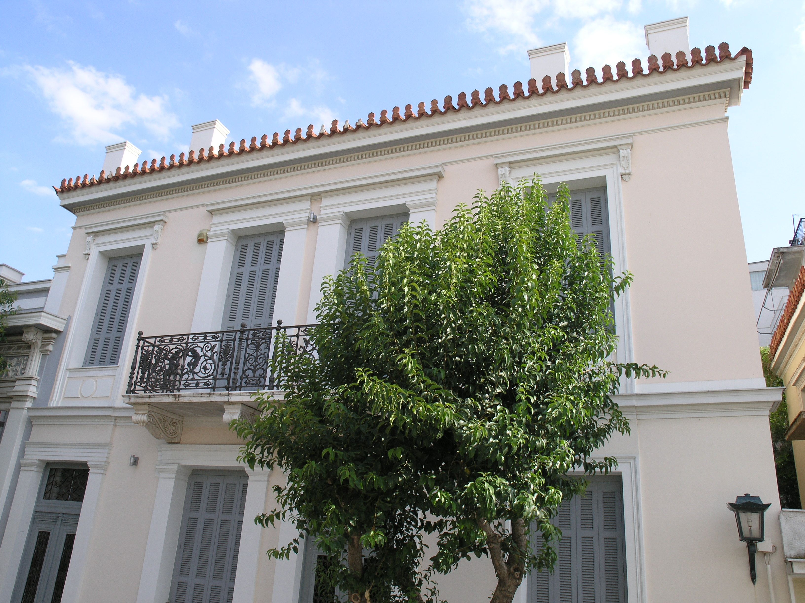 View of the main façade