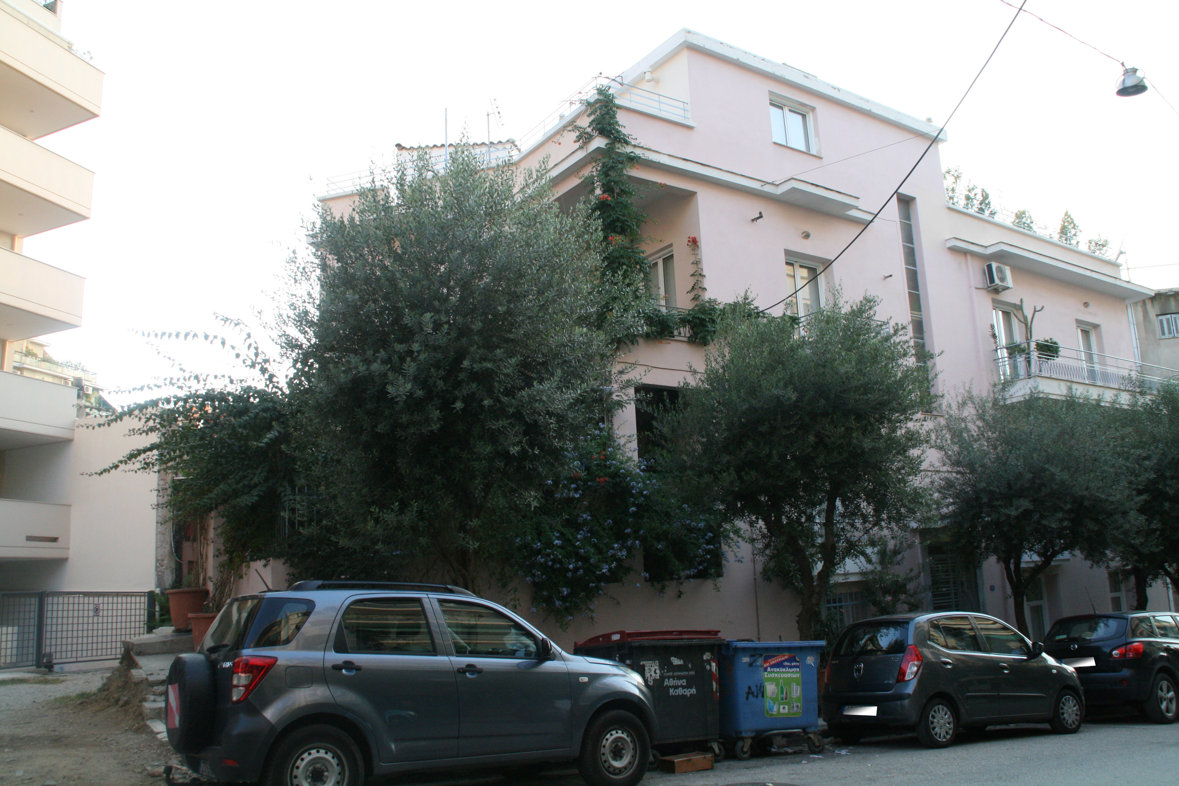 General view of the facade on Empedokleous street (2014)