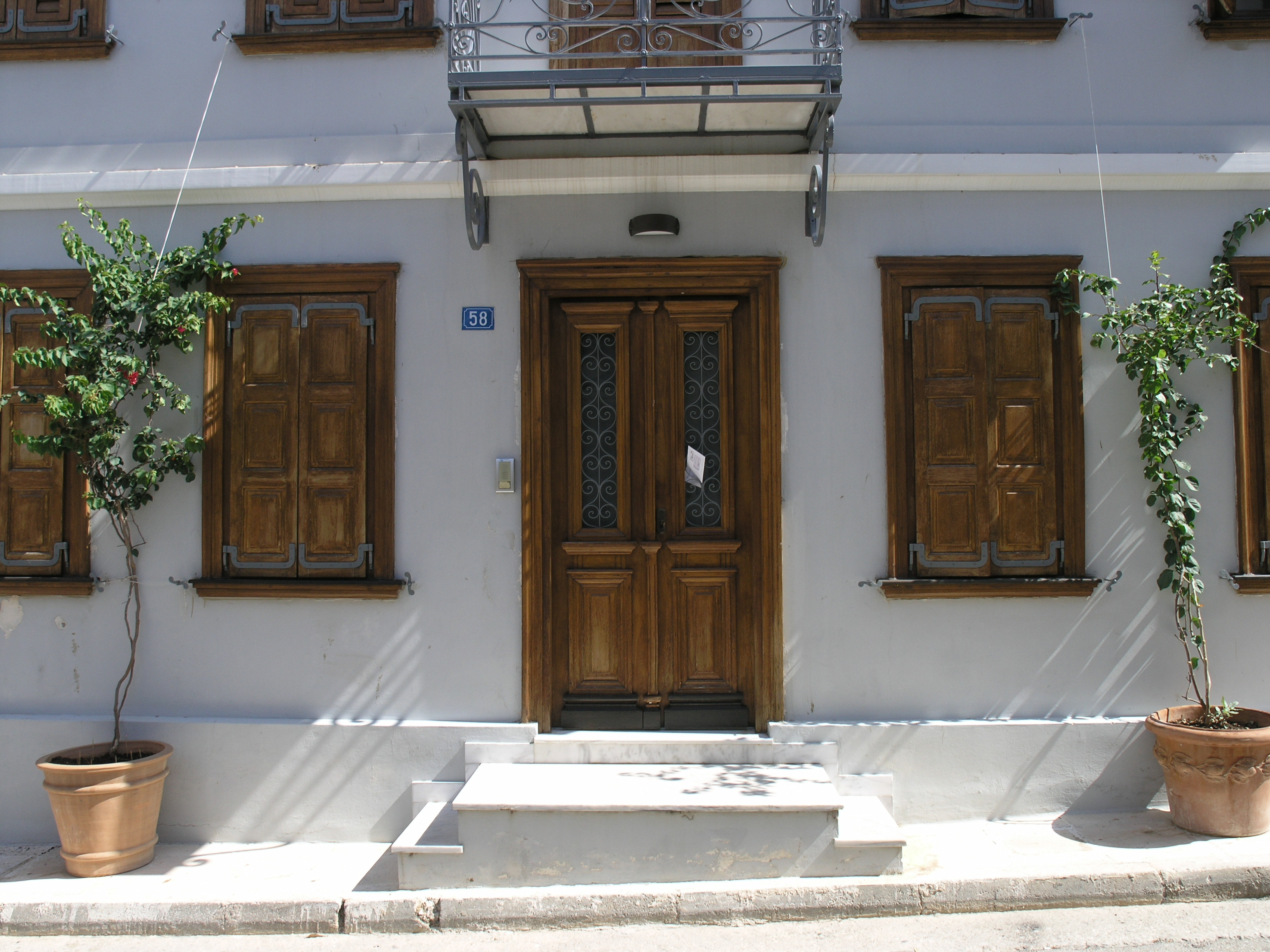 Λεπτομέρεια κεντρικής εισόδου.