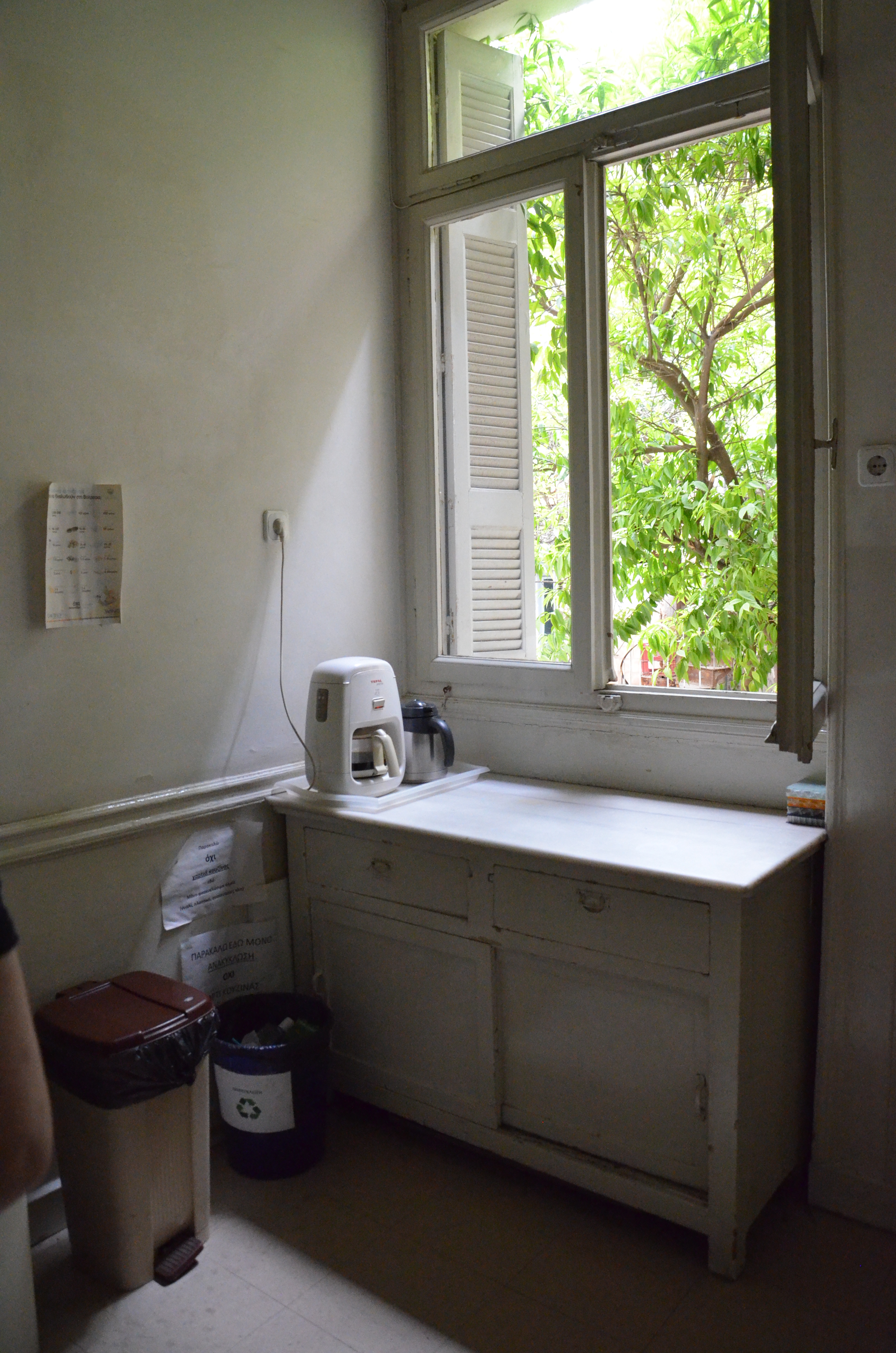 Old kitchen furniture, window