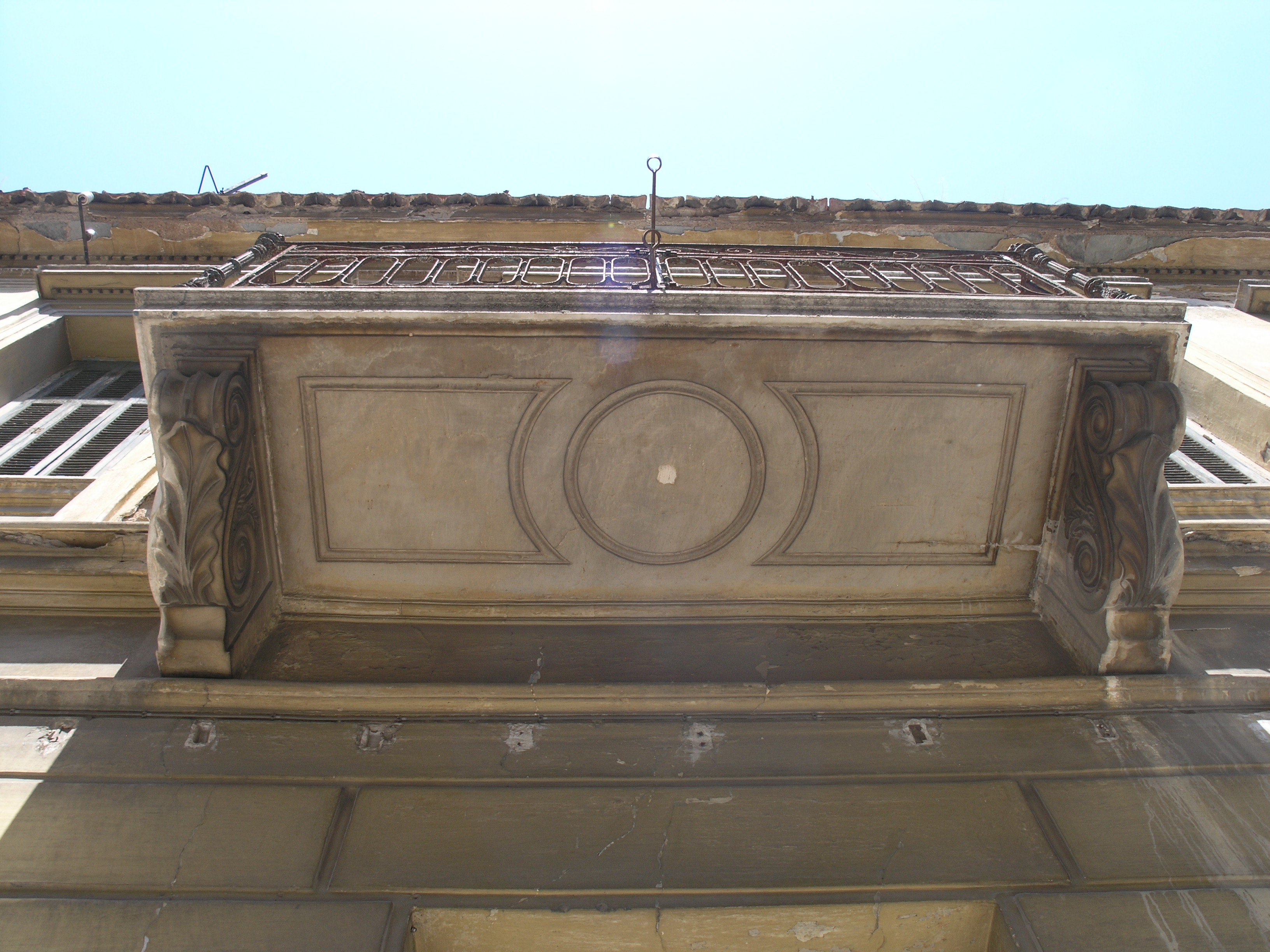 Detail of balcony