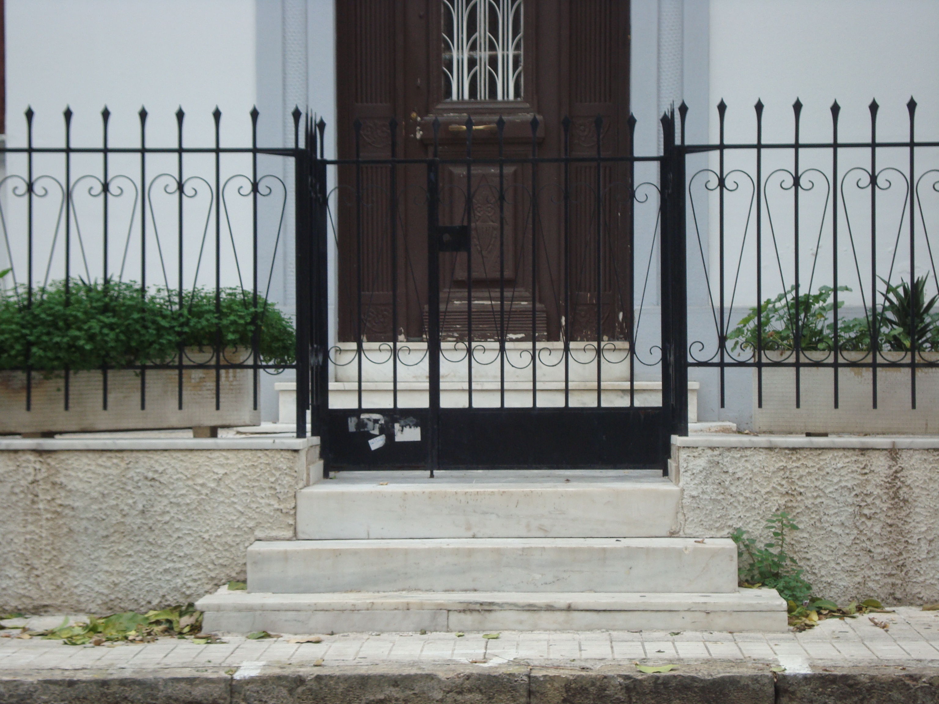 View of the yard door (2015)