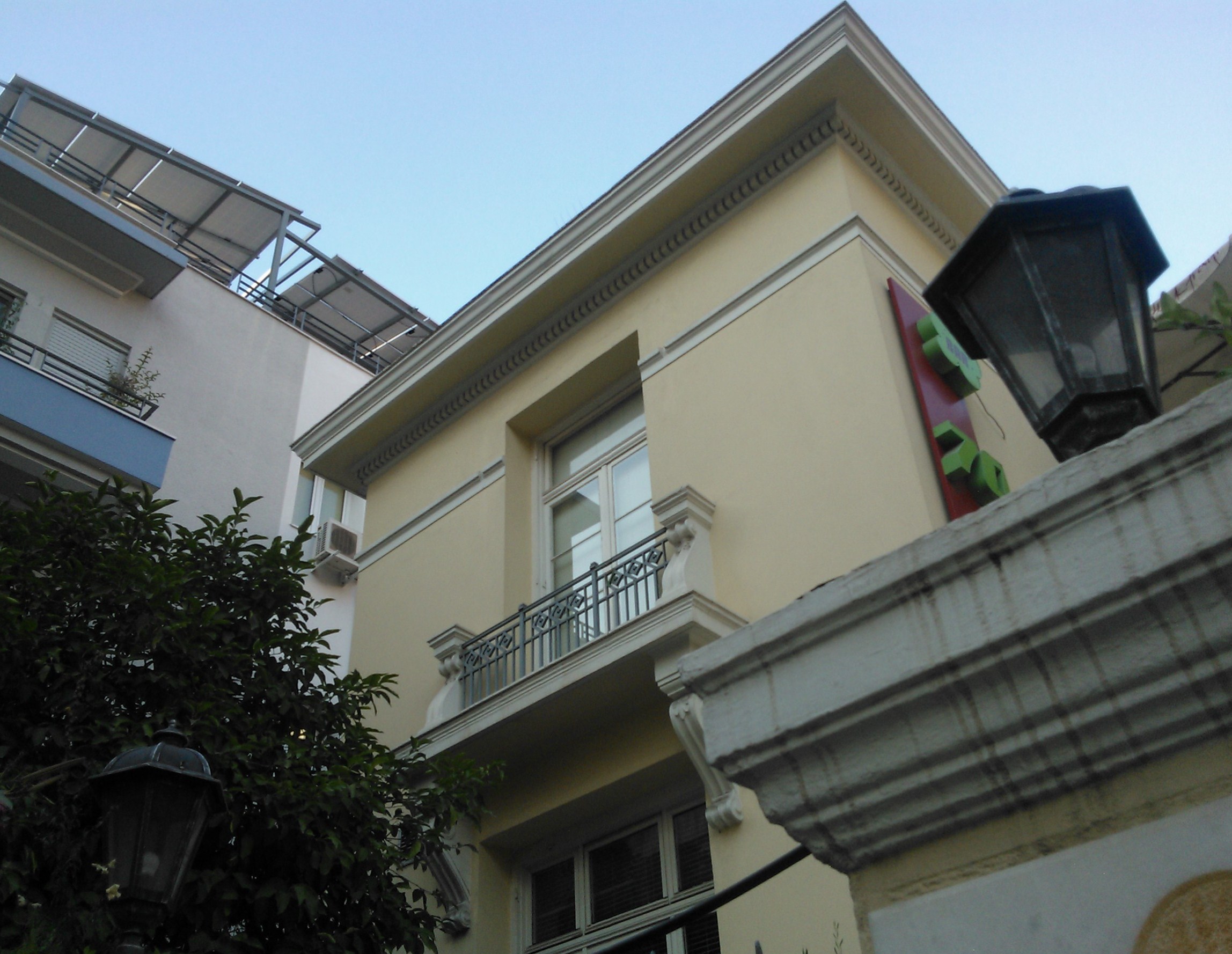 View of the balcony