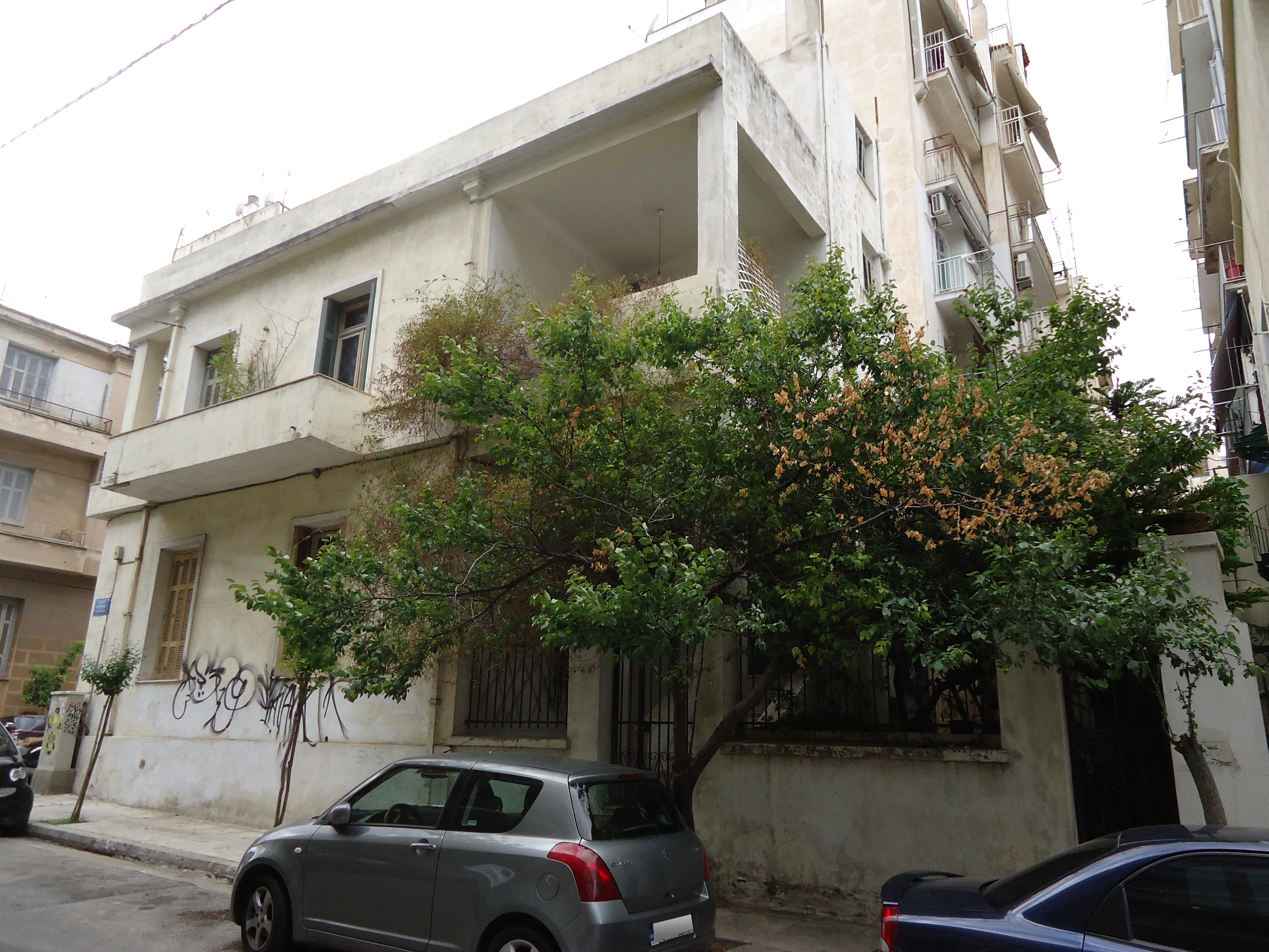 Γενική κτηρίου από την οδό Ιέρωνος