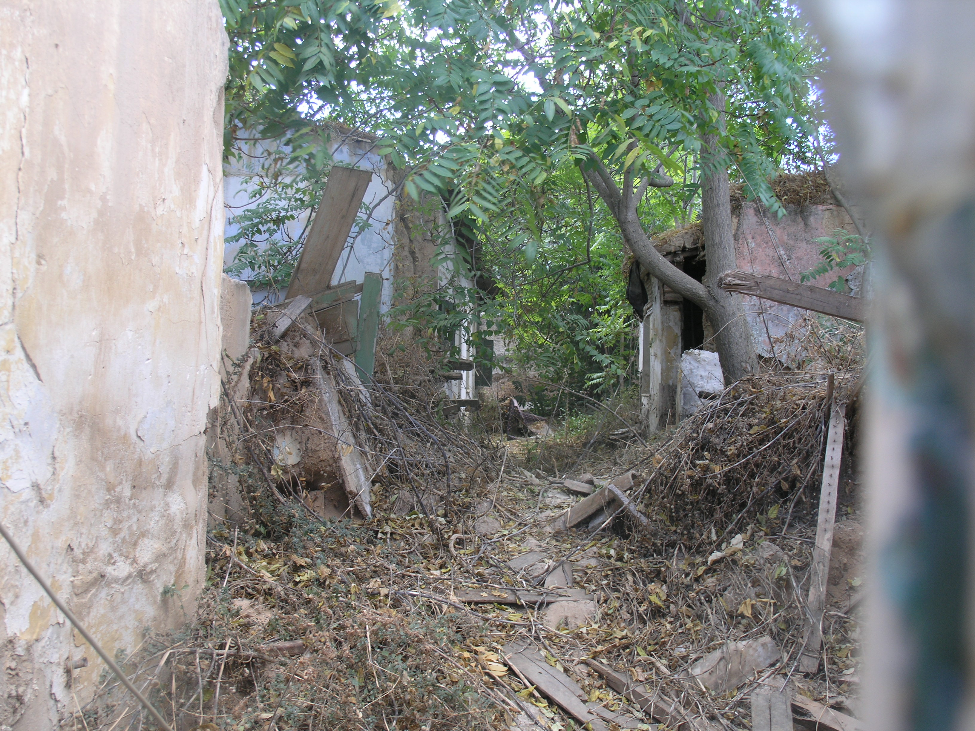 Courtyard view and third building