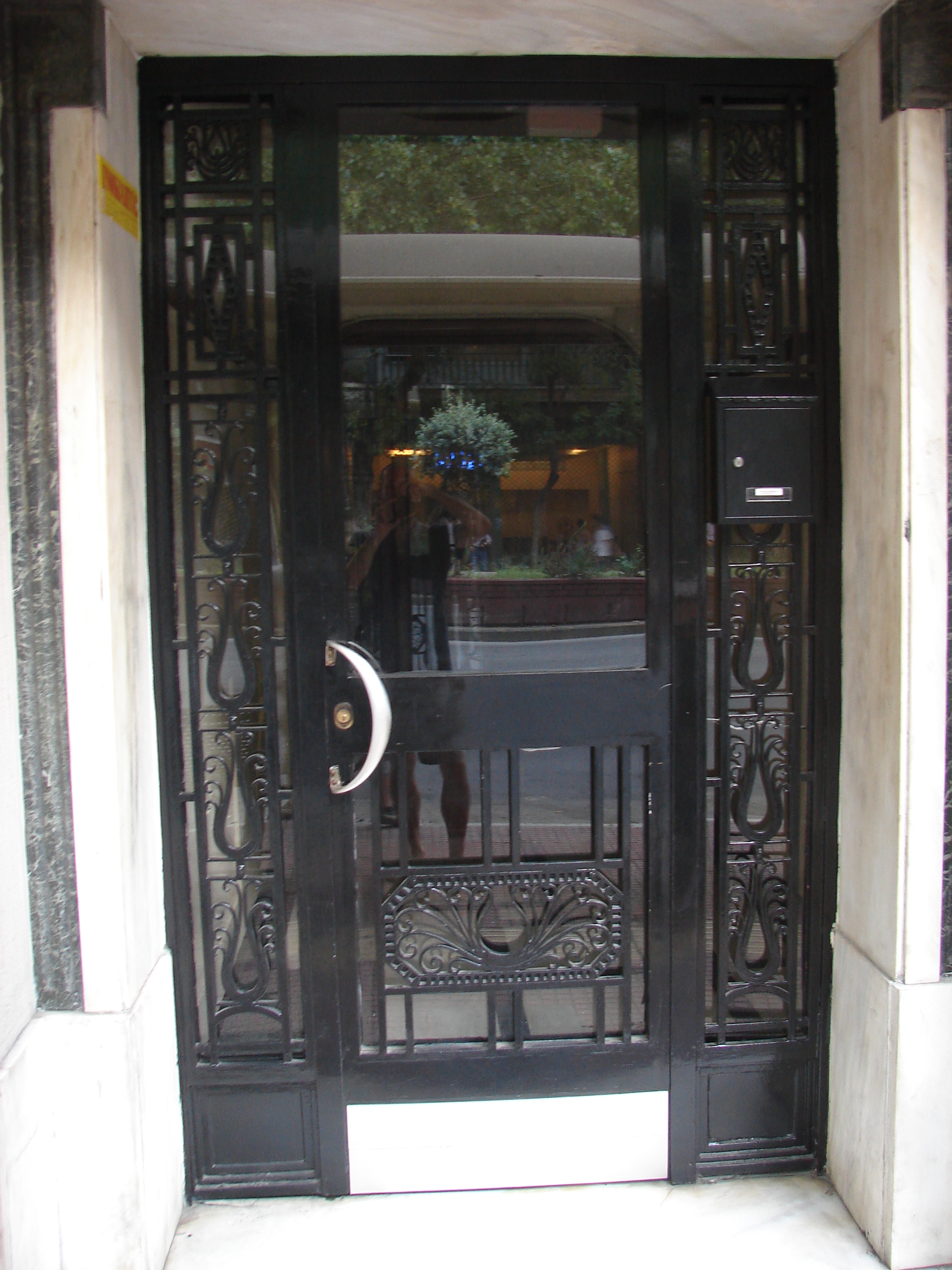 General view of entrance door (2013)