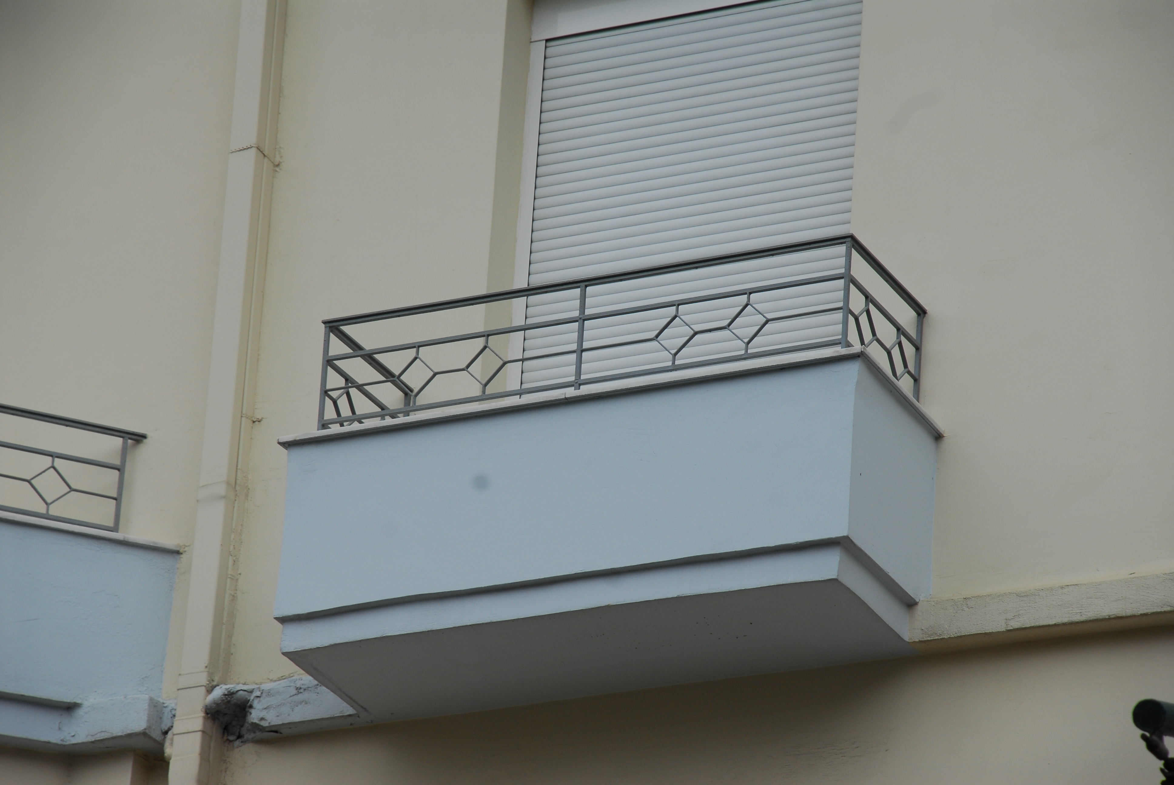 Balcony and railings