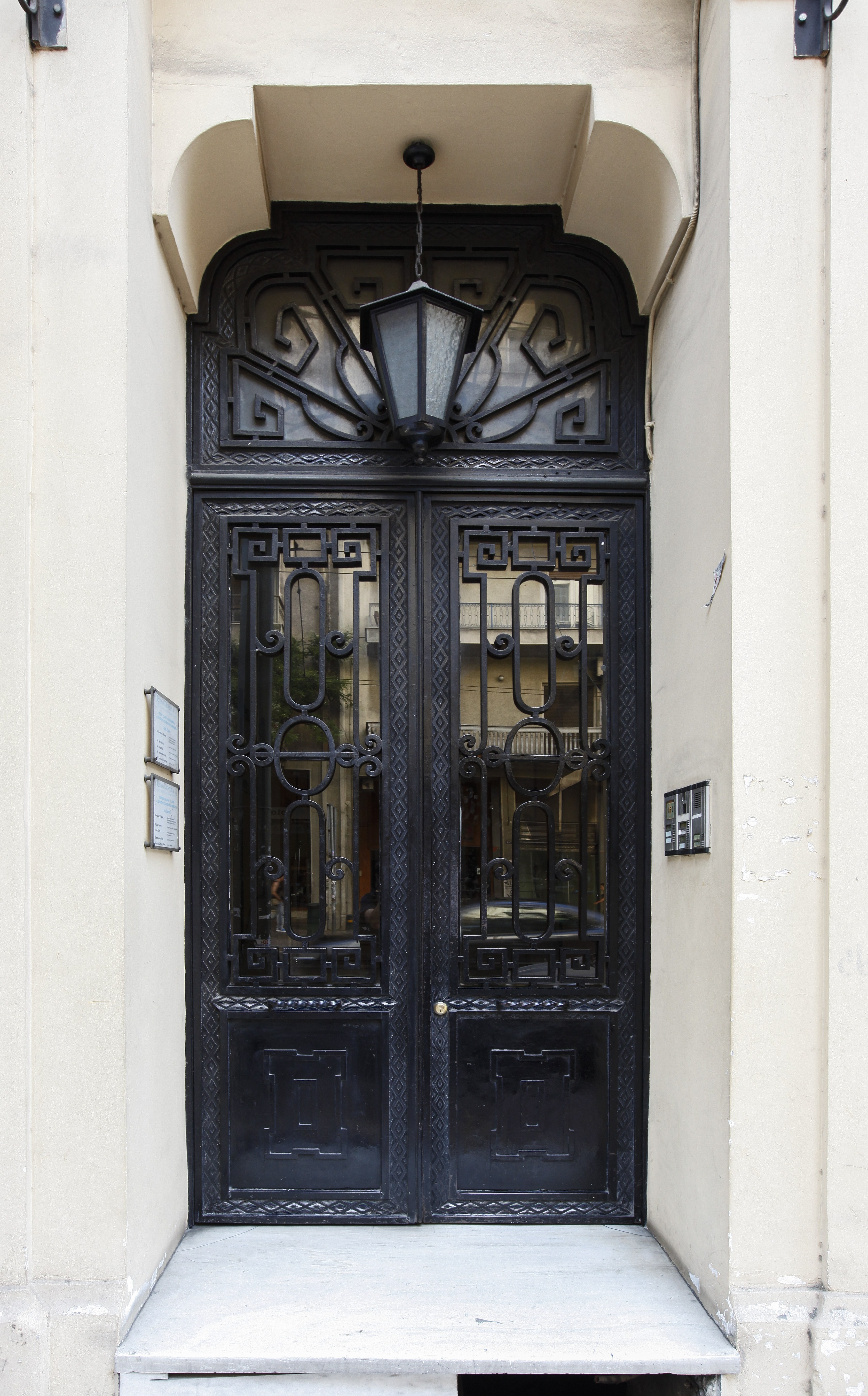 View of the eccentric entrance