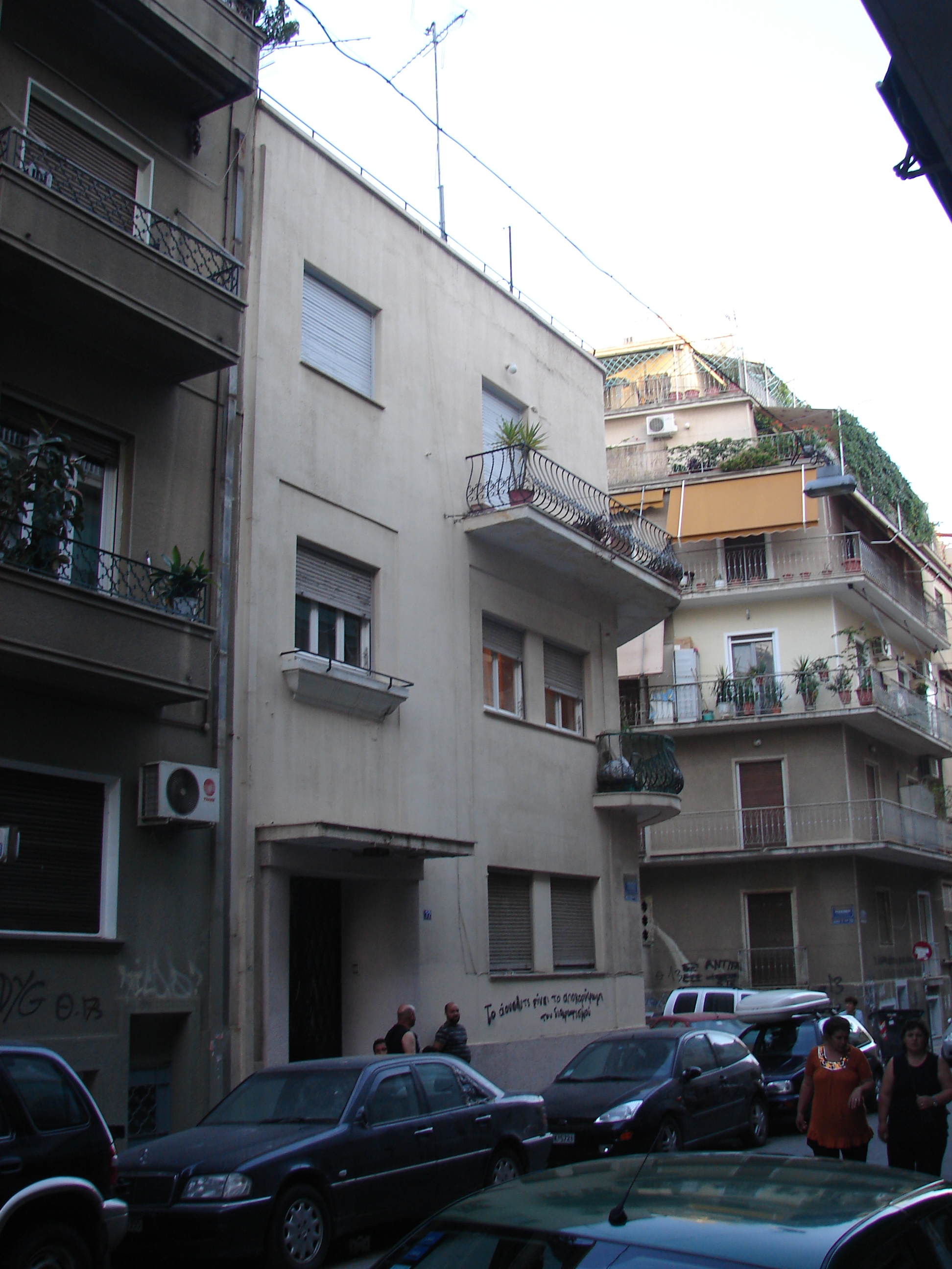 Facade on Patmou street