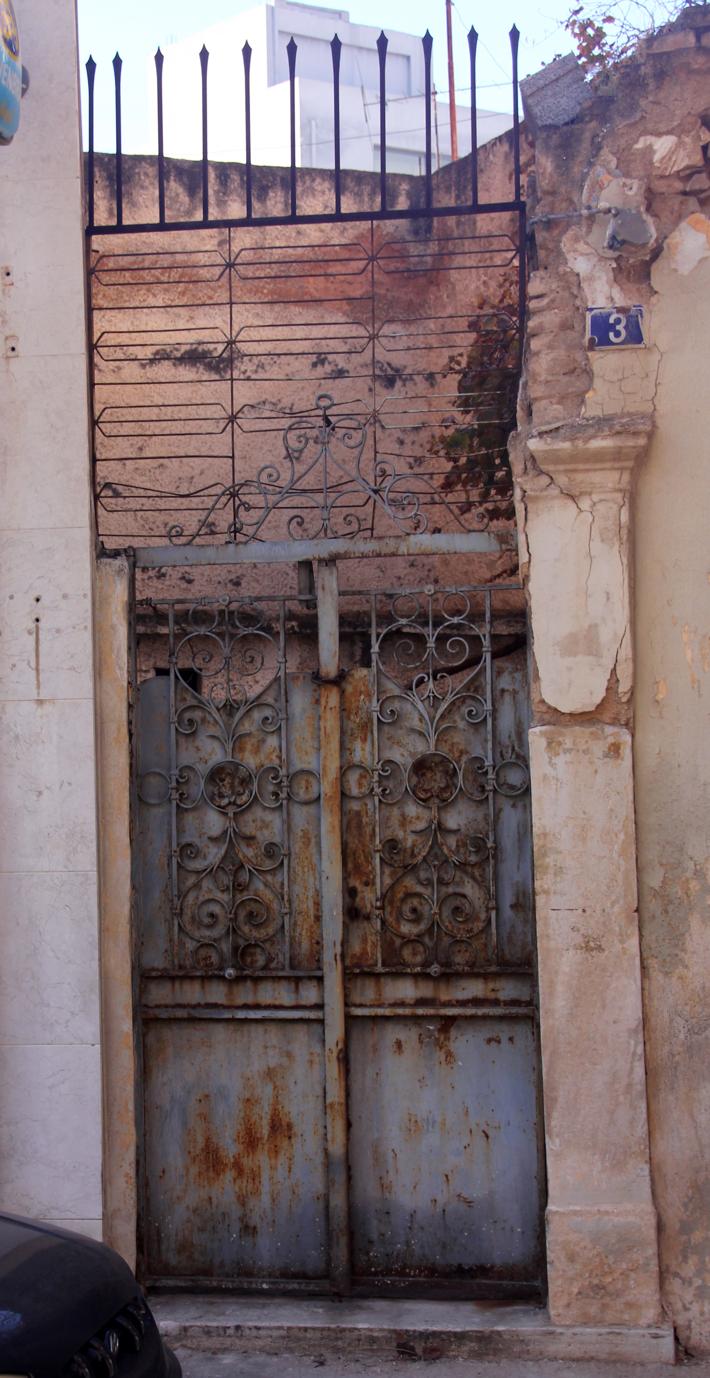 View of the yard door