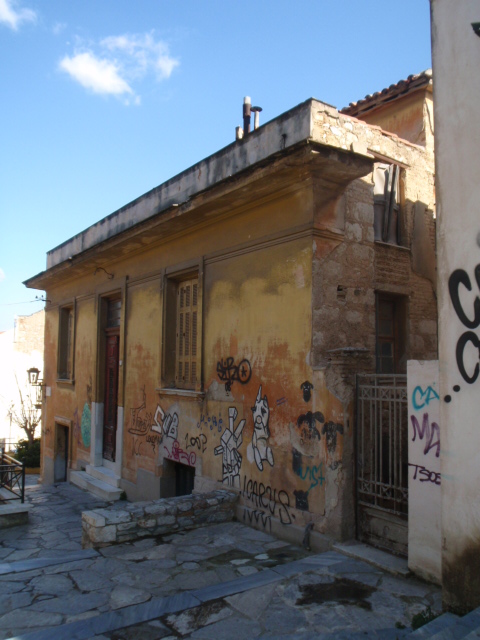 General view on Thespidos street