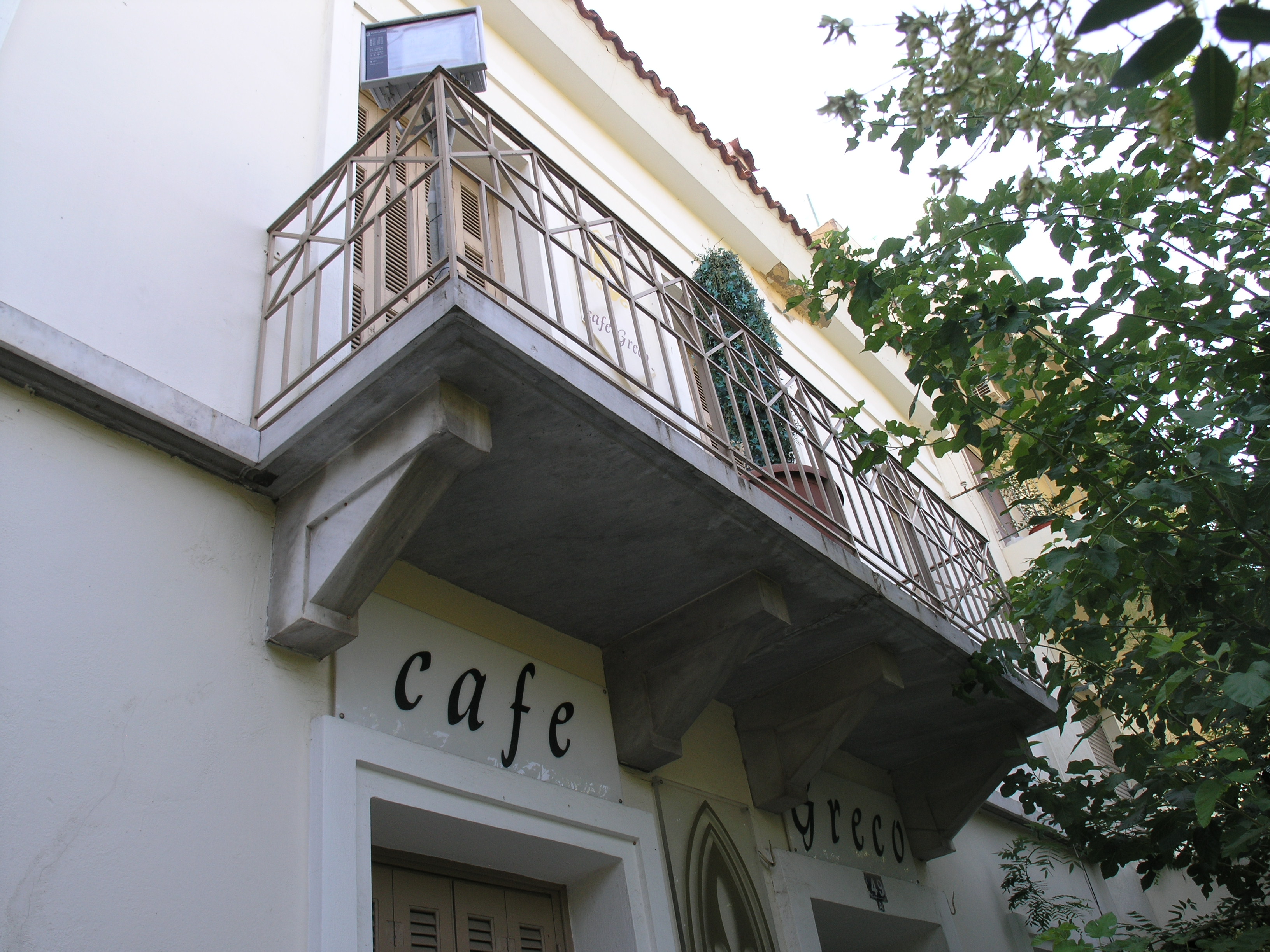 Detail of balcony