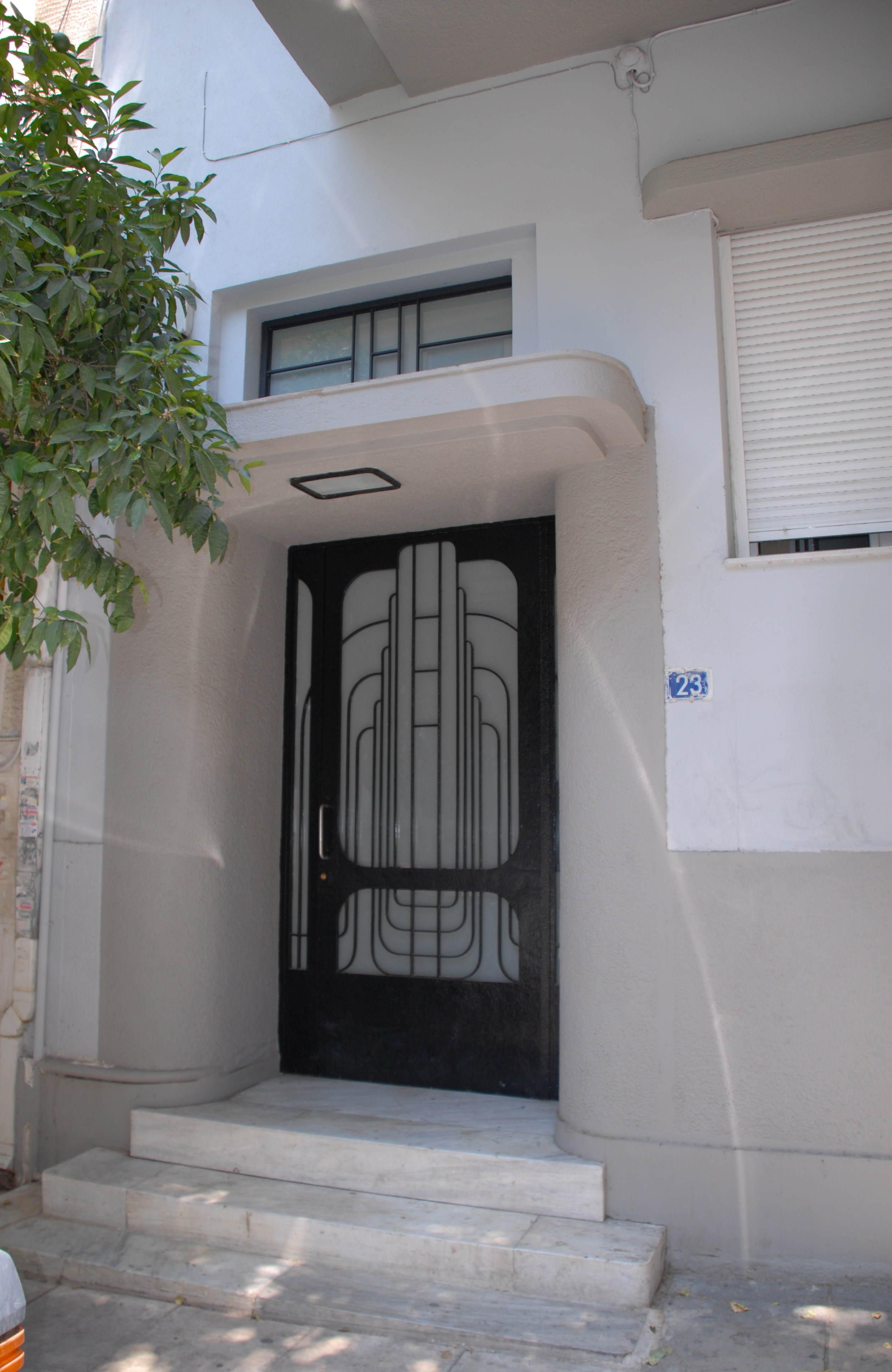 View of the eccentric entrance (2013)