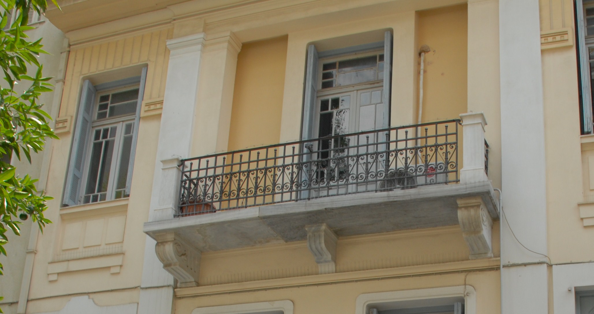 View of the balcony