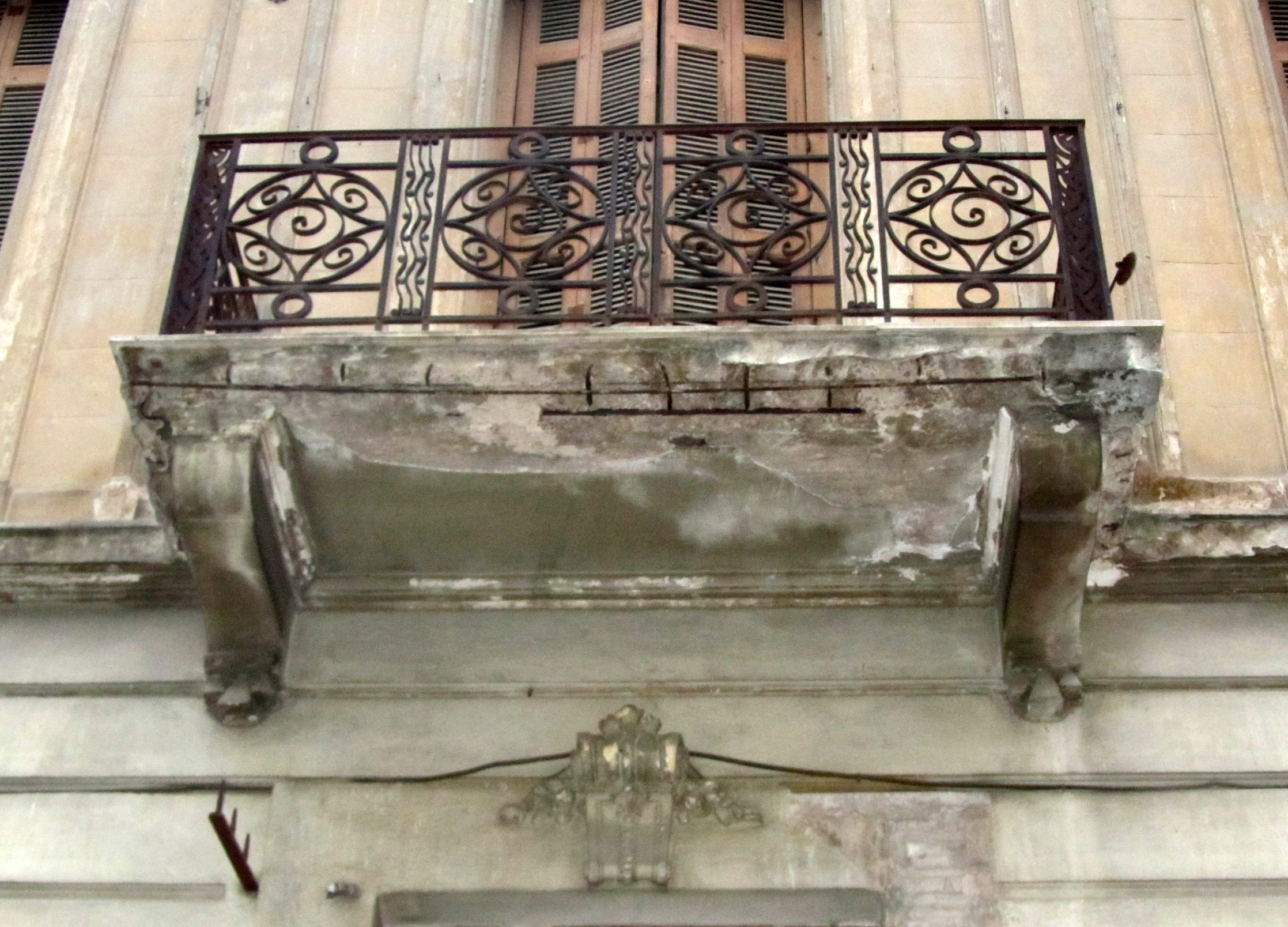 View of the balcony