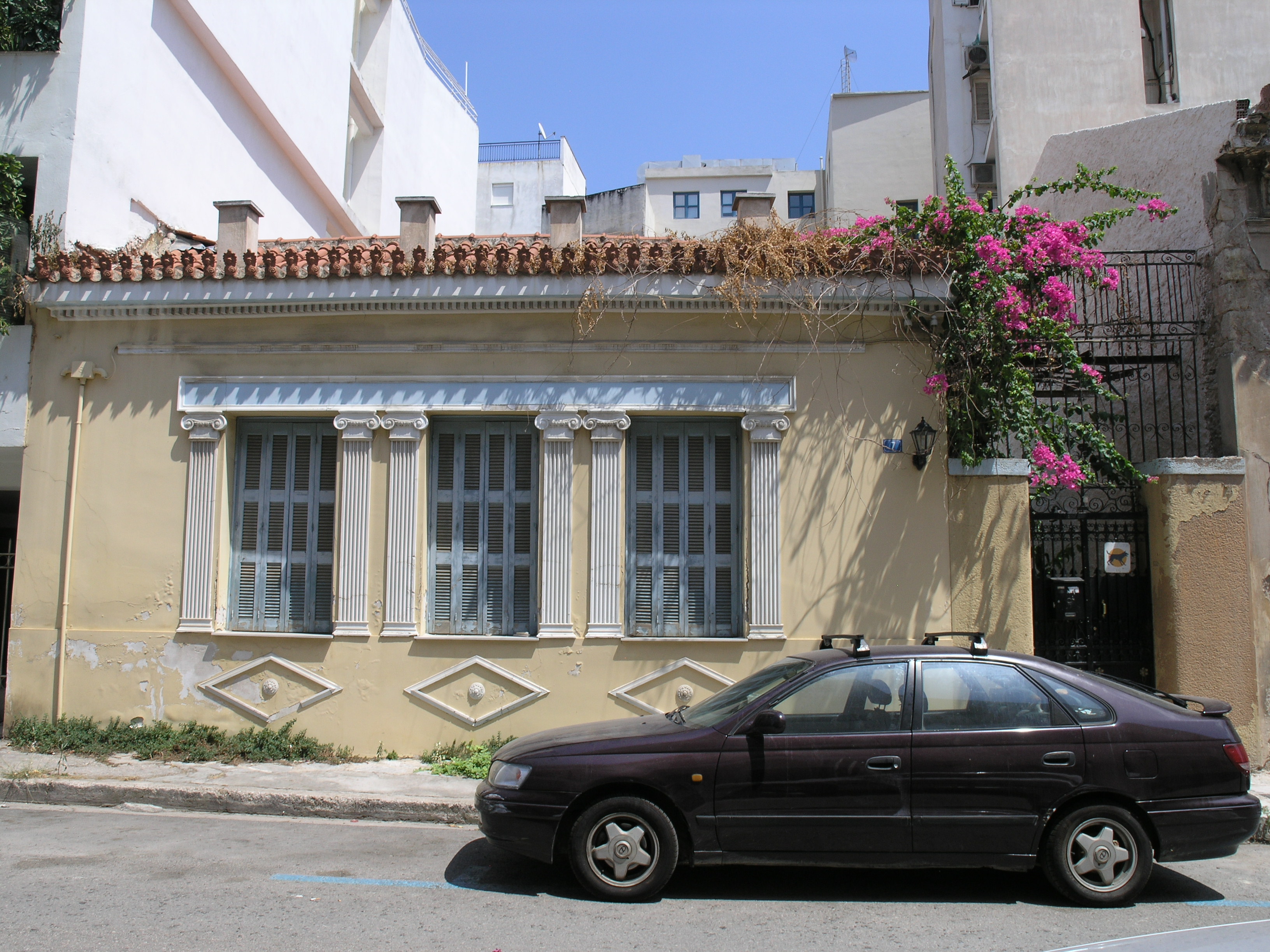 View of the main façade (2015)