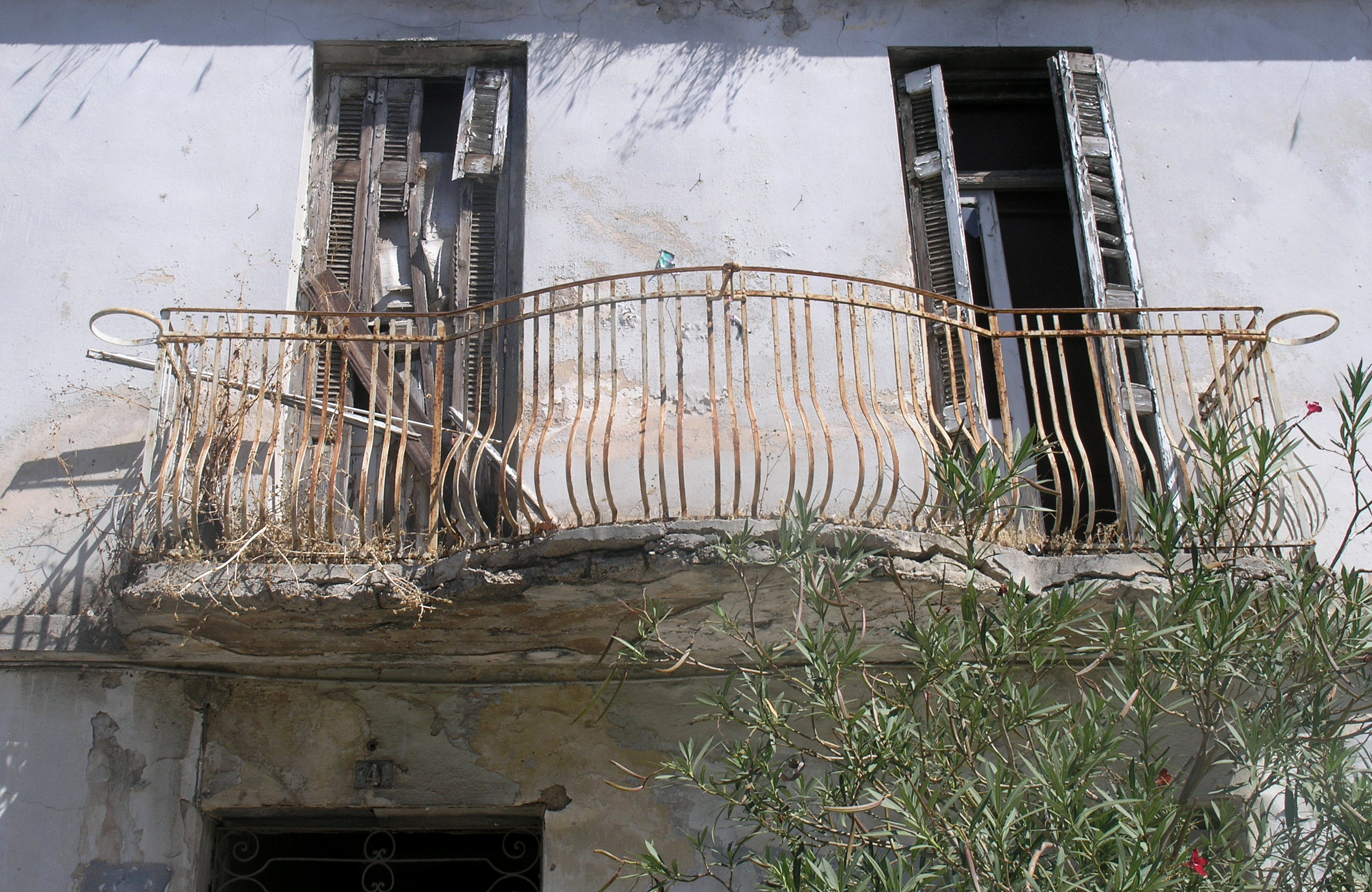 View of the balcony