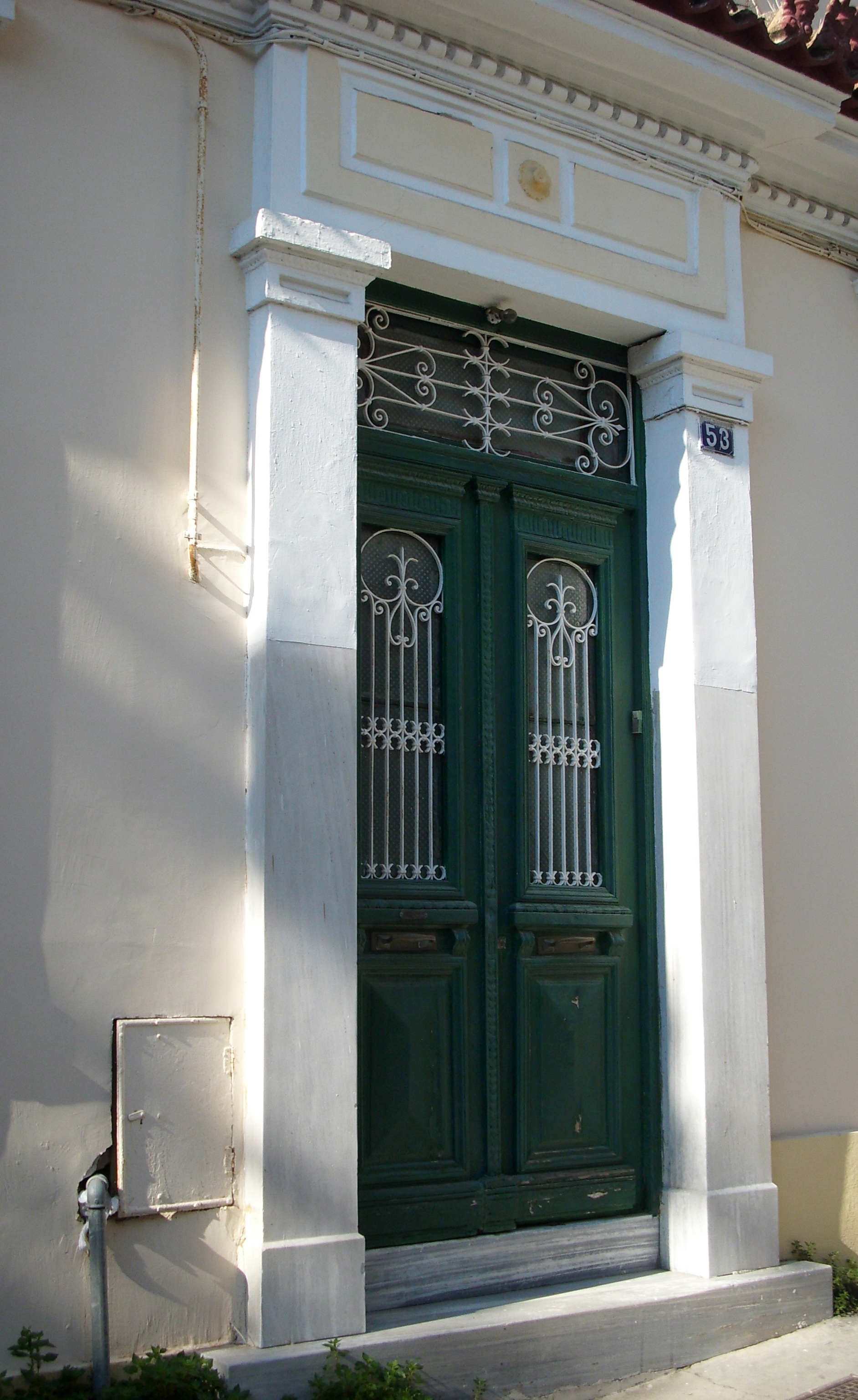 View of the main entrance