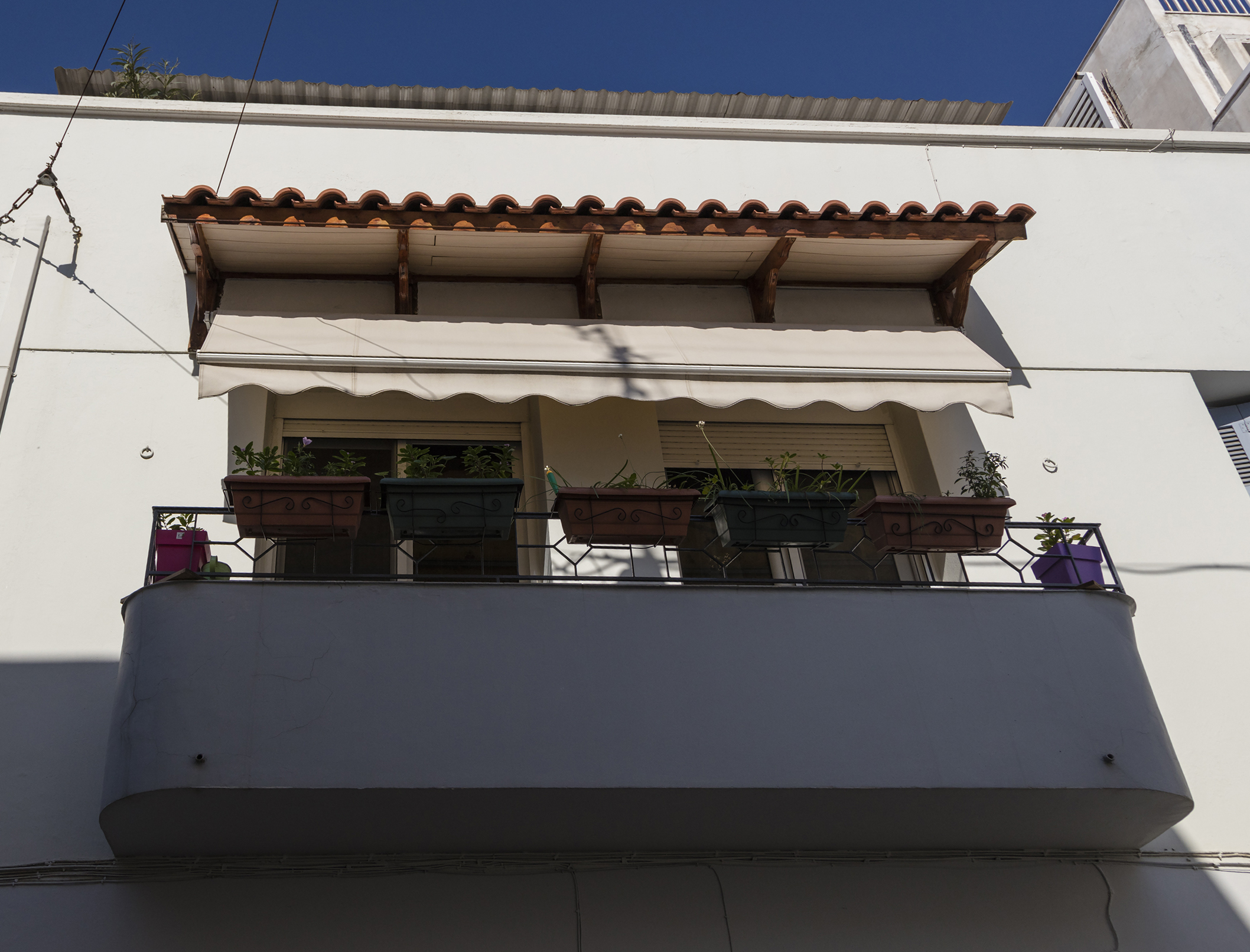 View of the balcony