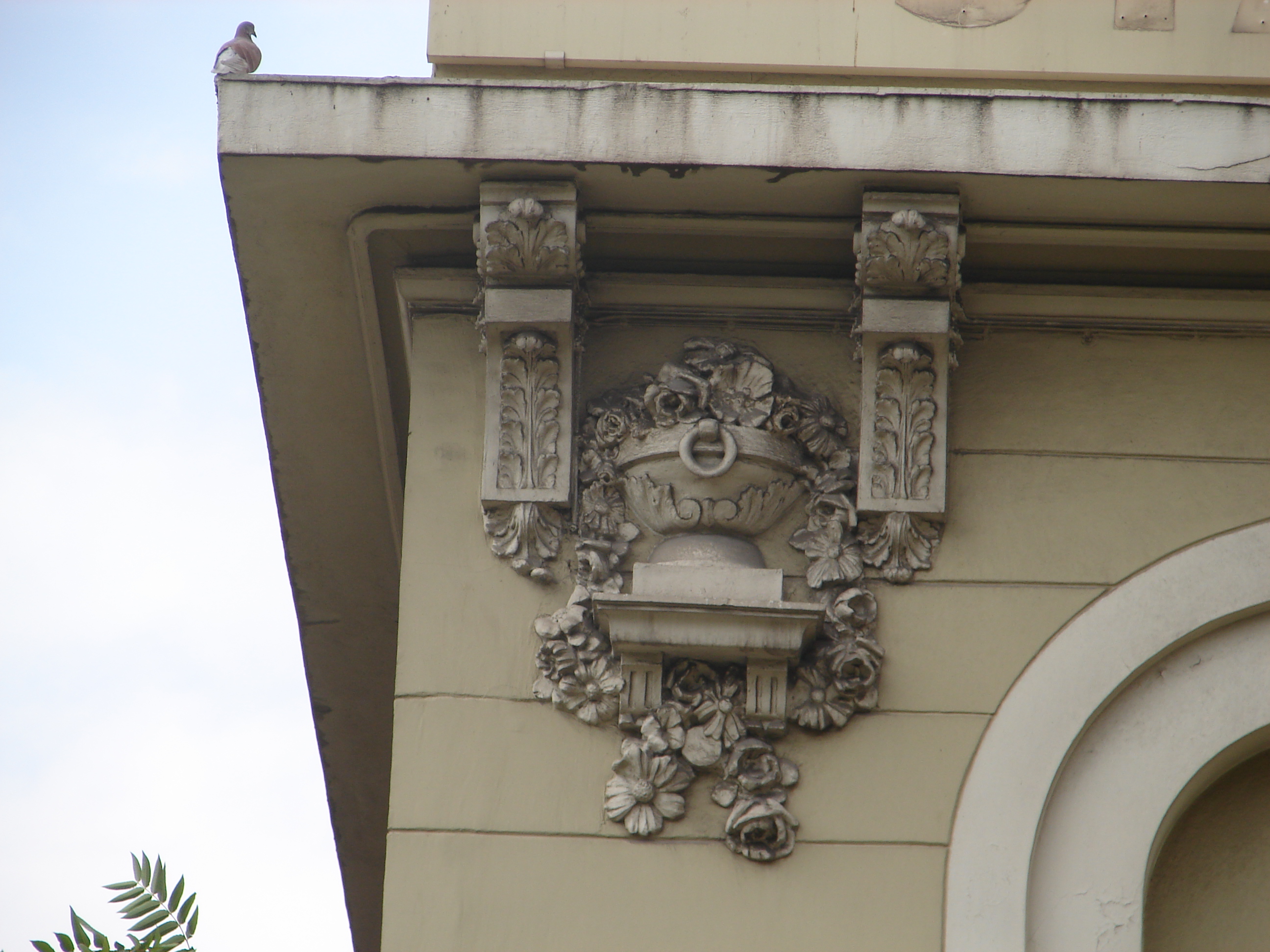 Detail of decoration of the main façade (2013)