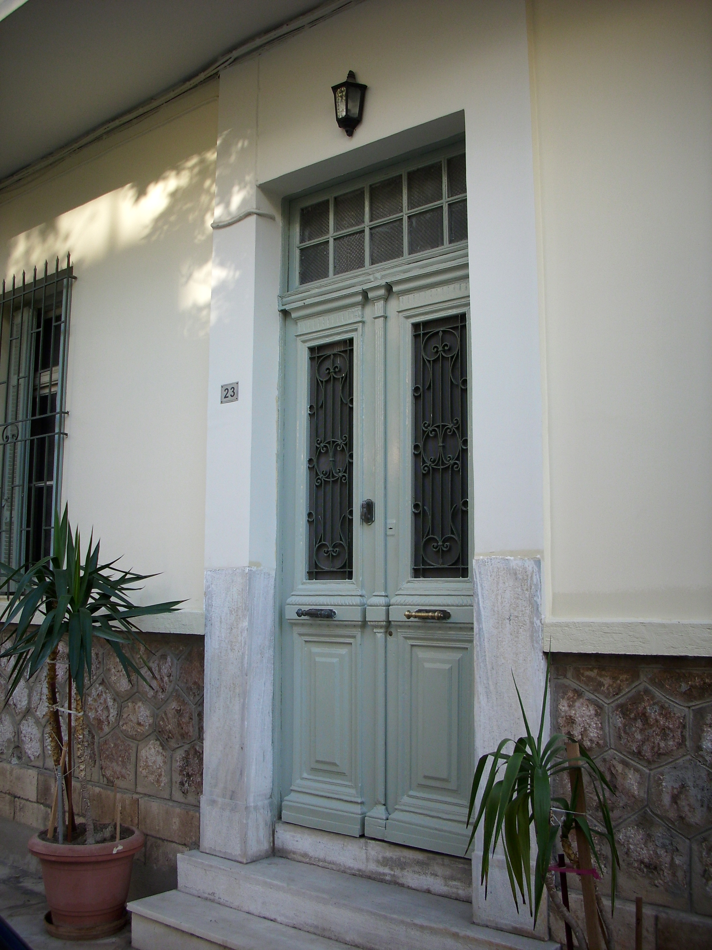 View of the main entrance