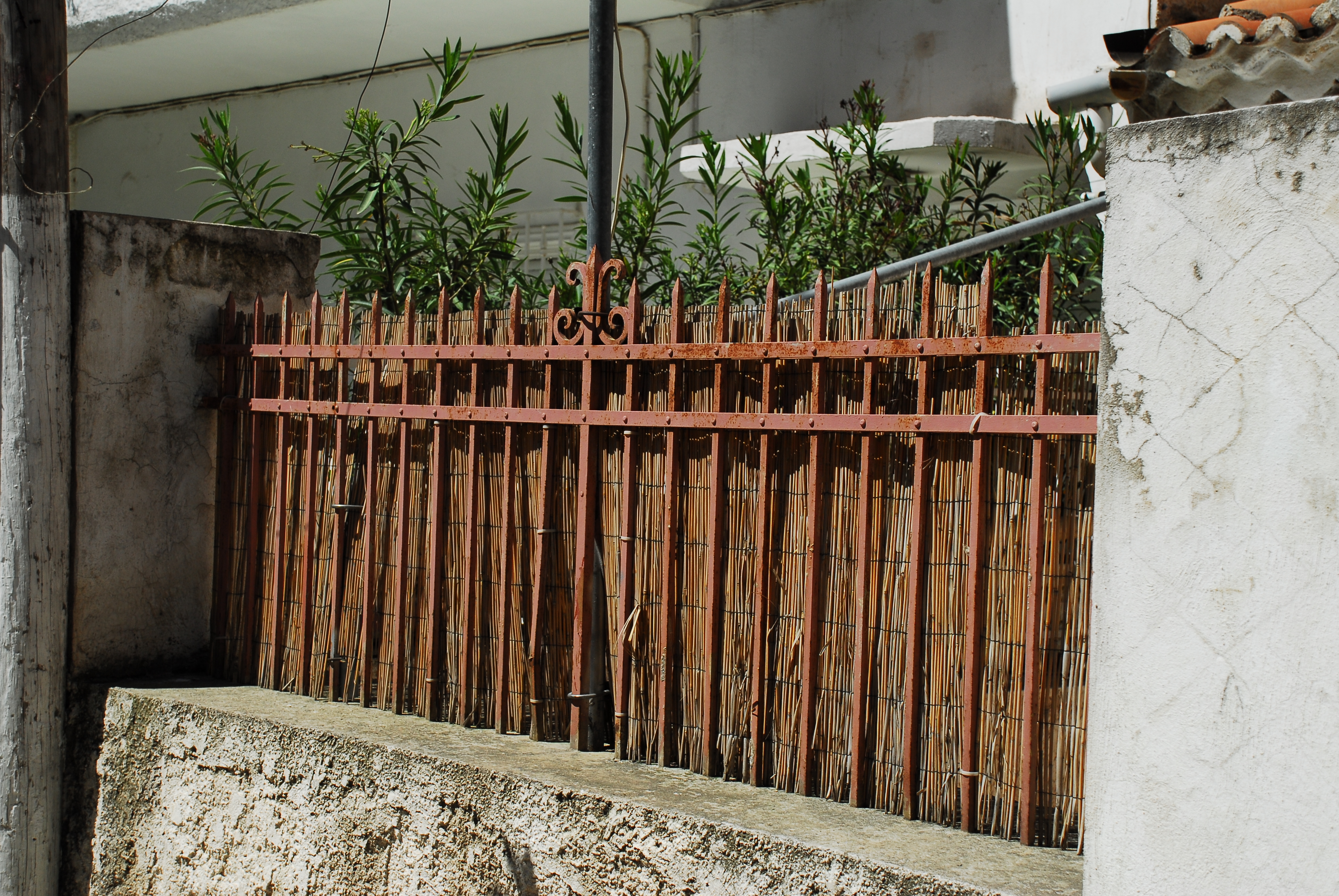 Railing of outdoor wall