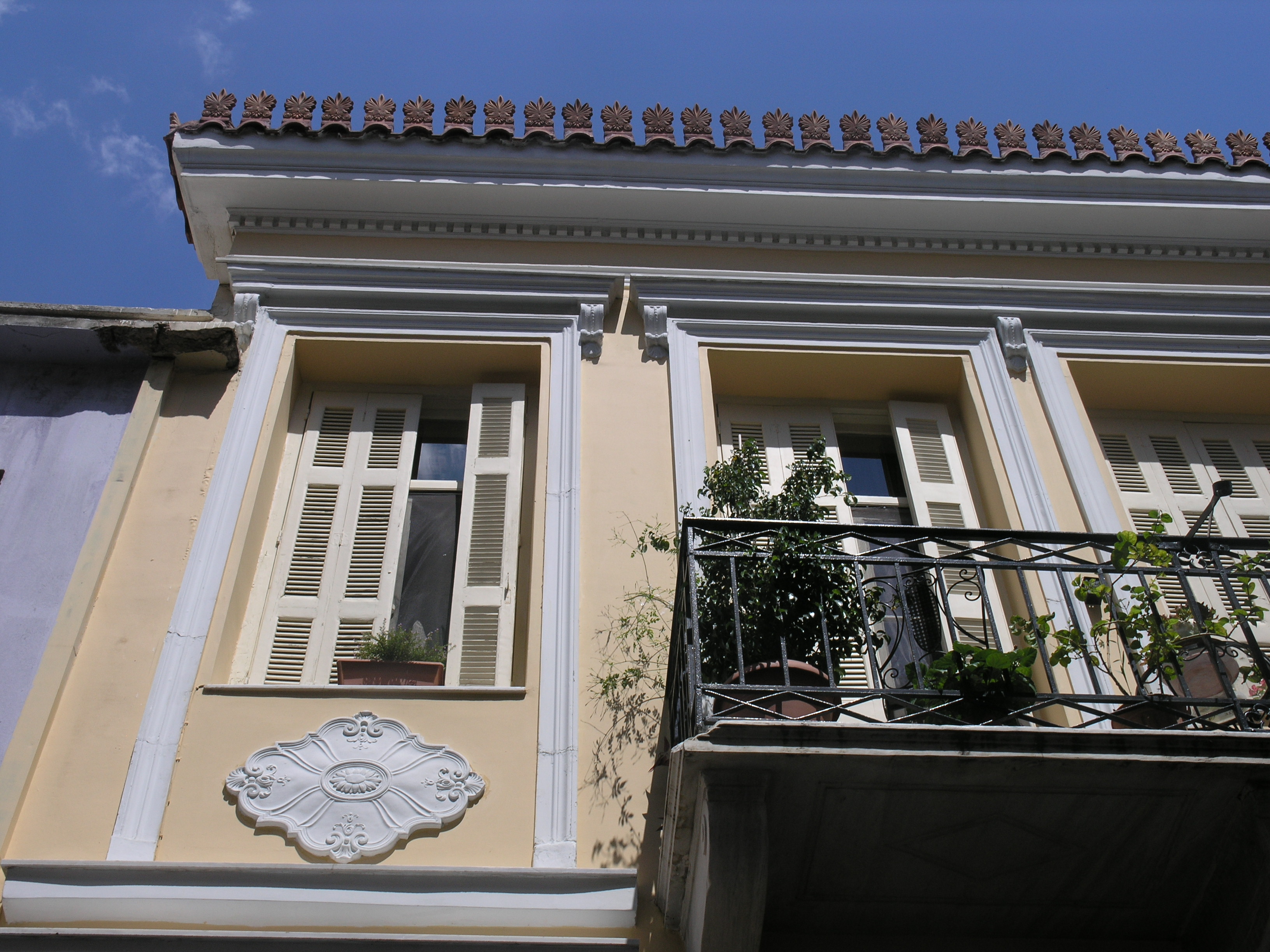 Λεπτομέρεια όψης στον πρώτο όροφο