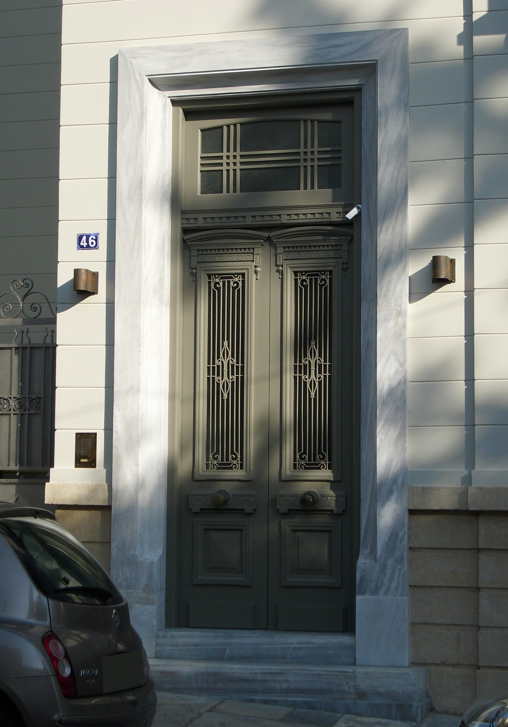 View of the eccentric entrance