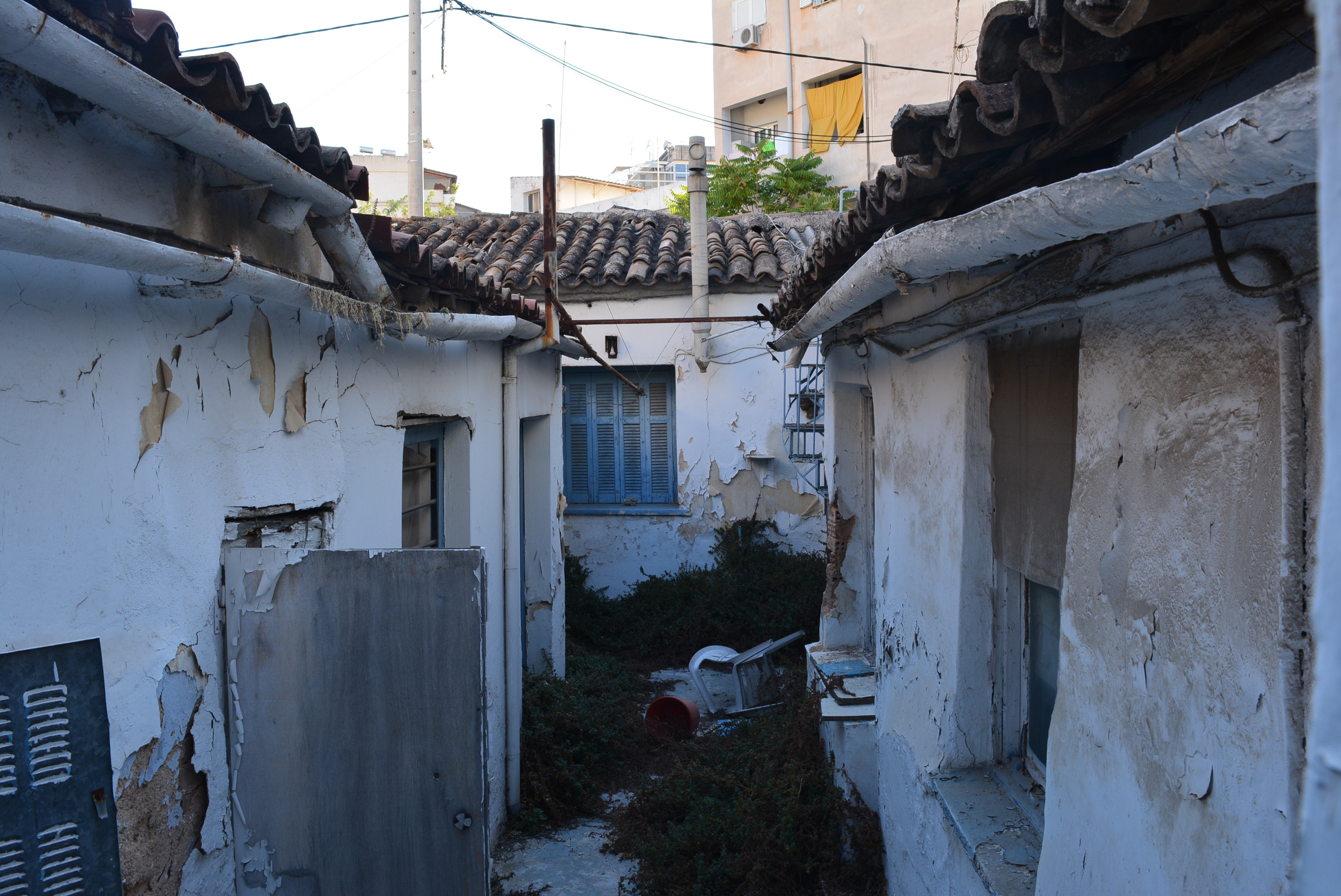 Λεπτομέρεια όψεων επί της αυλής